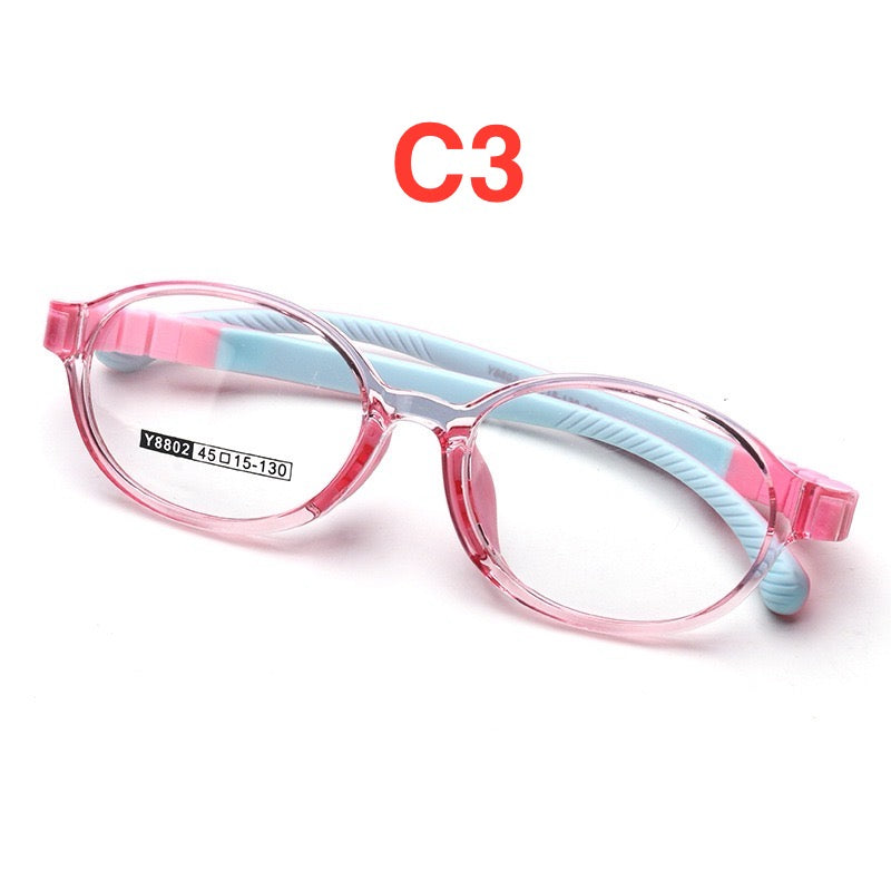 Kids Lightweight Eyeglass Frame – Model T8802 (Ages 6–12)
