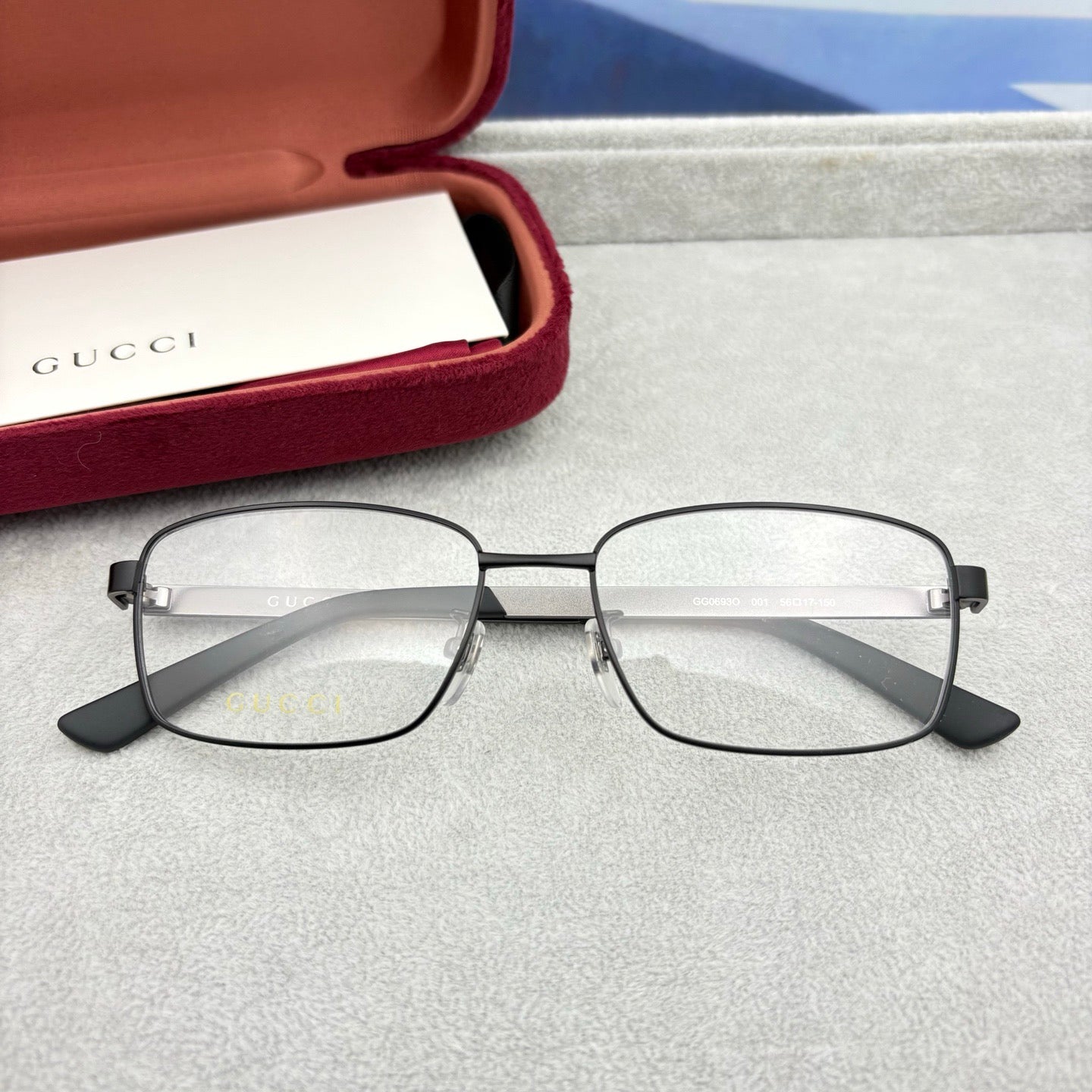 GG0693O -Gucci Inspired Optical Glasses – Men’s Business Metal Frame