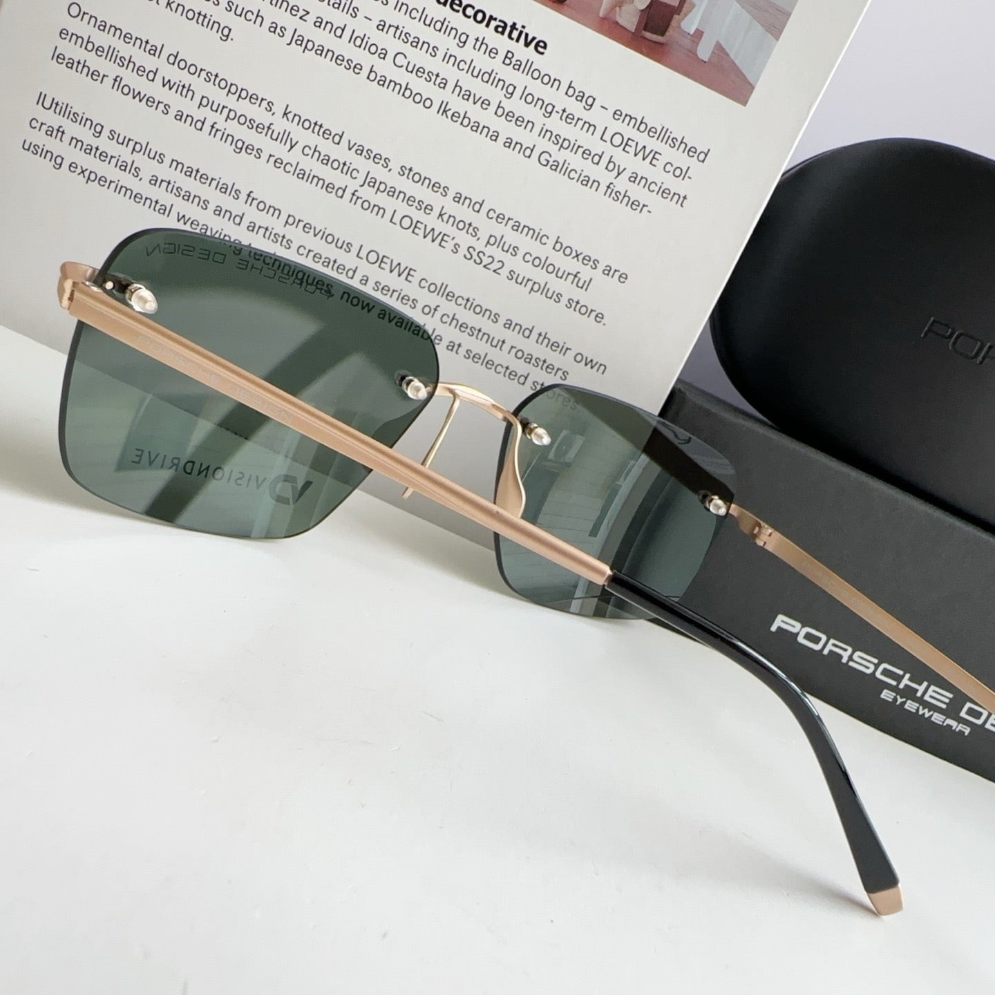 Inspired Porsche Design P’8923 – Rimless Titanium Sunglasses (1:1 Mirror Quality)