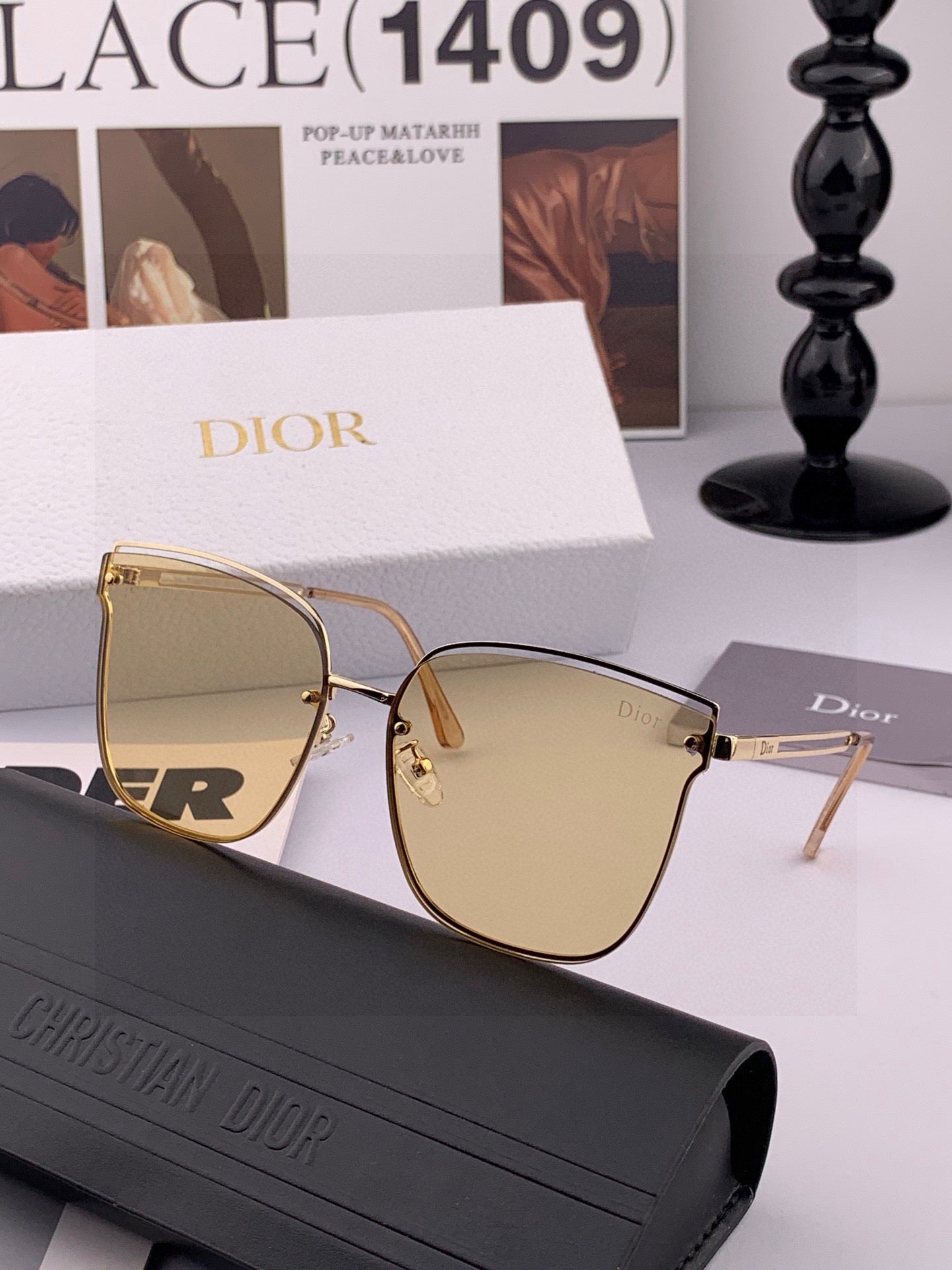 Inspired Dior CD1150 – Classic Square Polarized Sunglasses (1:1 Mirror Quality)