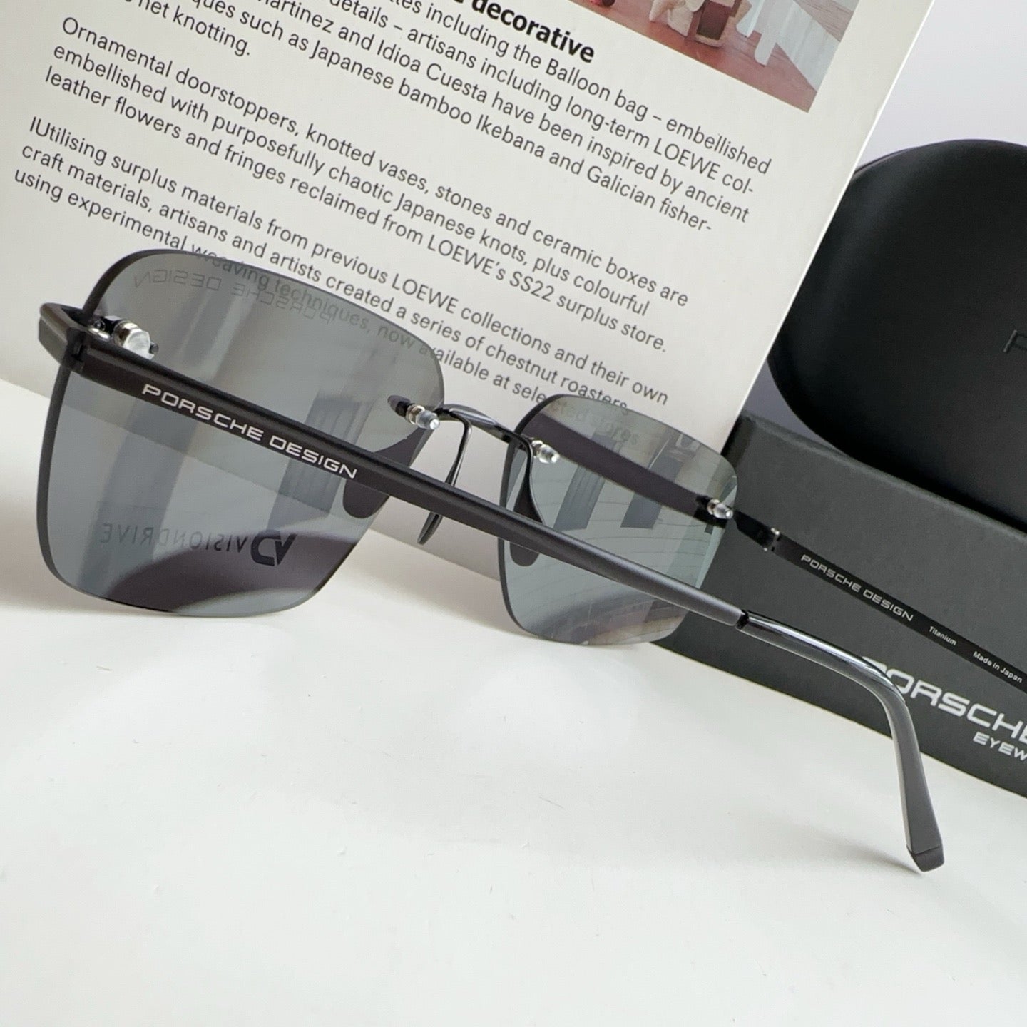 Inspired Porsche Design P’8923 – Rimless Titanium Sunglasses (1:1 Mirror Quality)