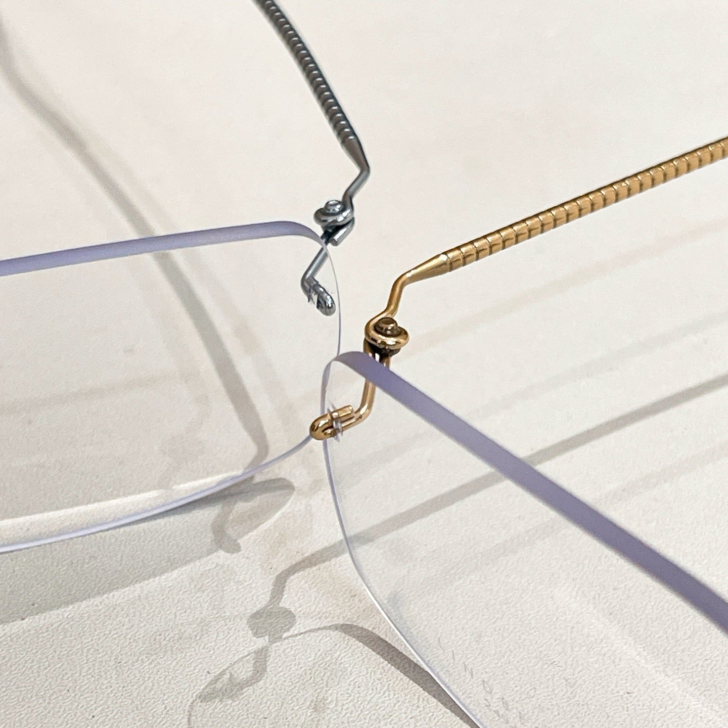 Inspired Lindberg 2494 – Rimless Rectangular Titanium Eyeglasses (1:1 Mirror Quality, 18K Finish)