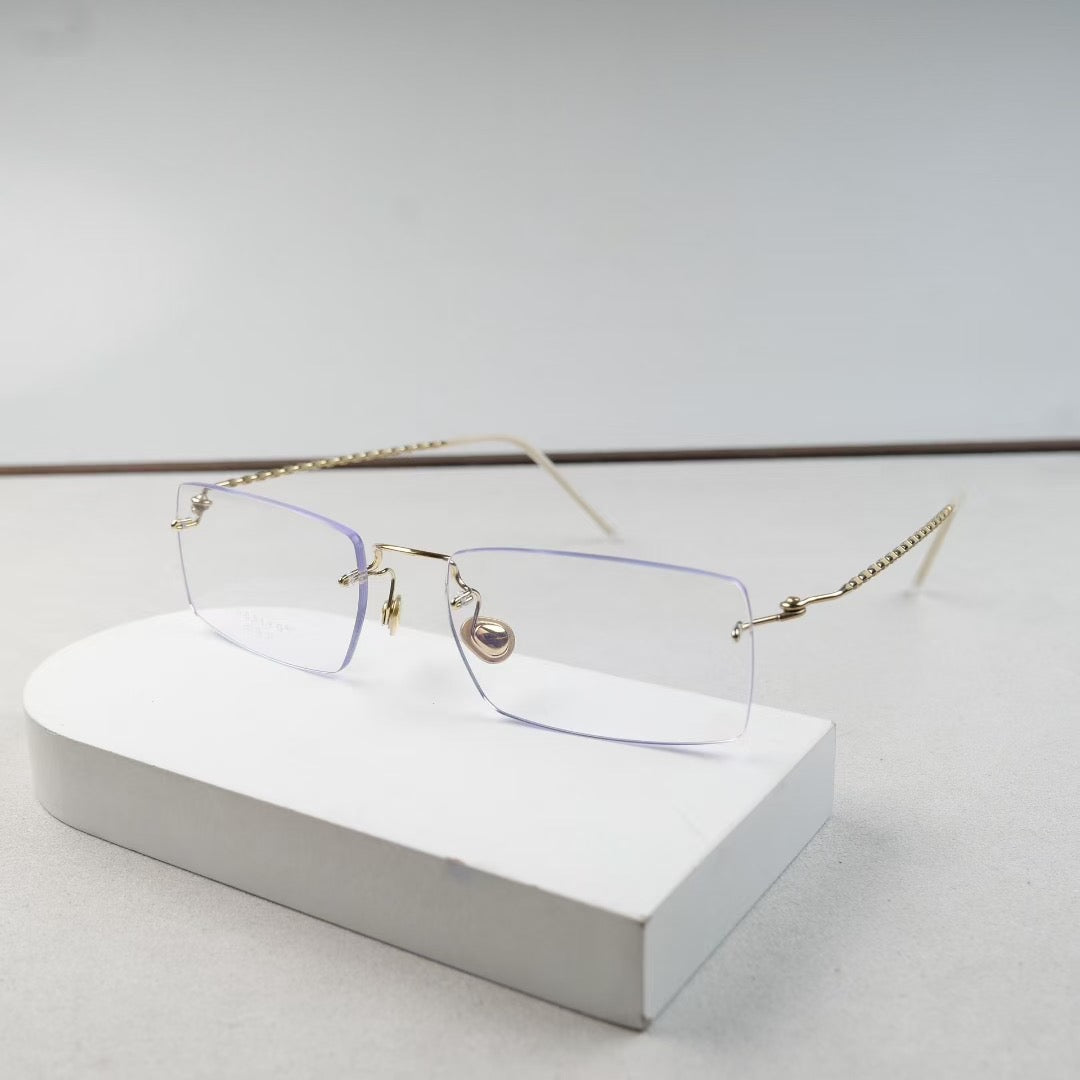 LINDBERG Horn Unique 2128 – Rimless Titanium Glasses (Original High Version)