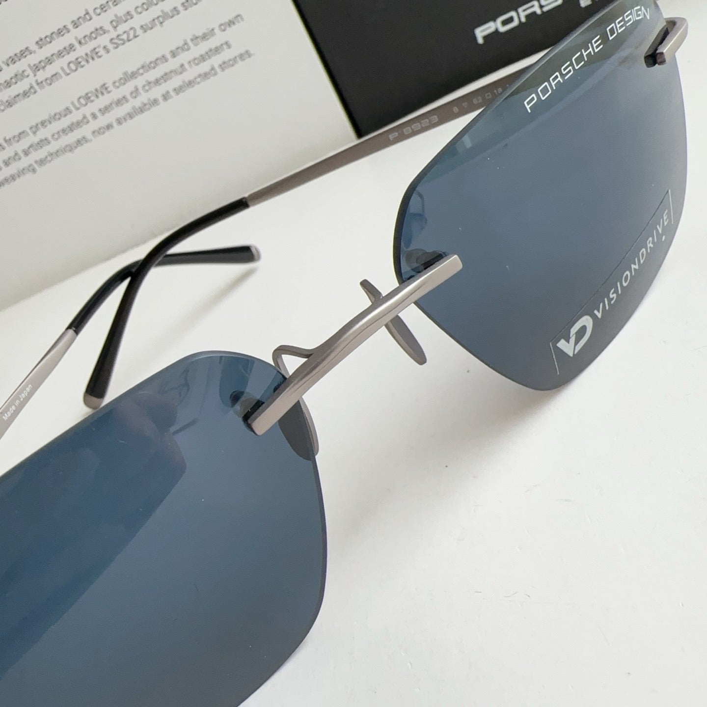 Inspired Porsche Design P’8923 – Rimless Titanium Sunglasses (1:1 Mirror Quality)