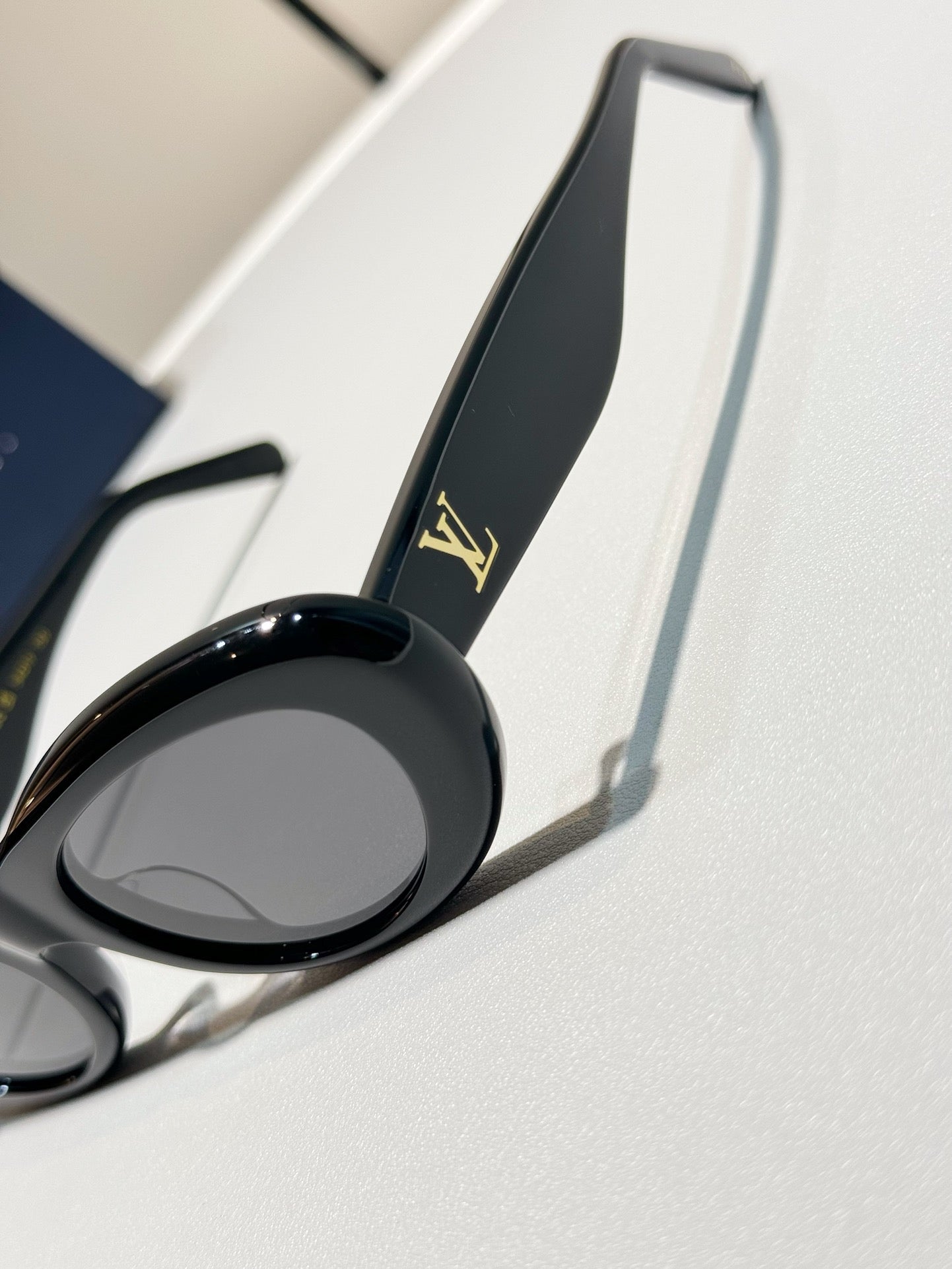 Inspired Louis Vuitton Z1981E – Oval Black Sunglasses (1:1 Mirror Quality)