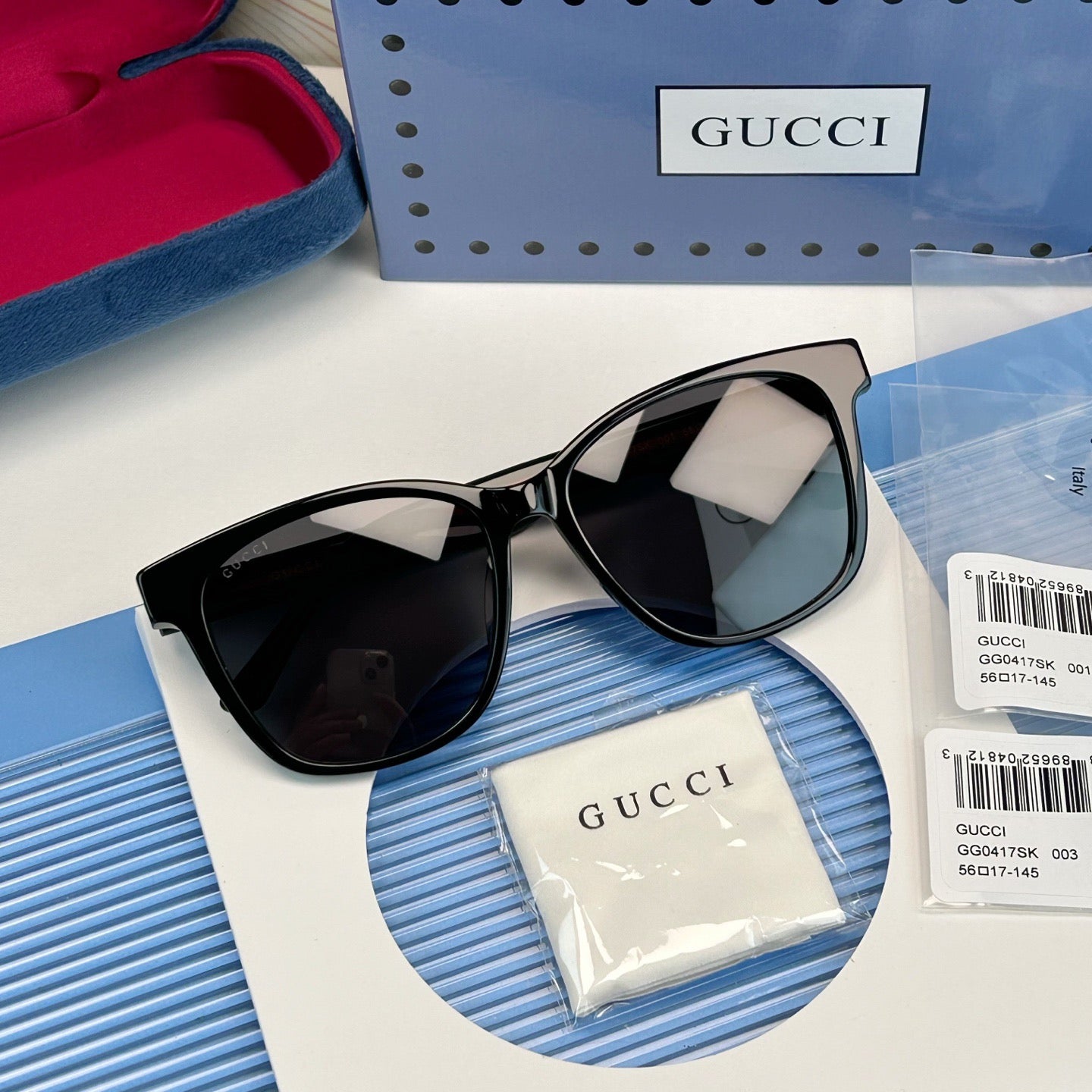 Inspired Gucci GG0417SK – Classic Square Unisex Sunglasses