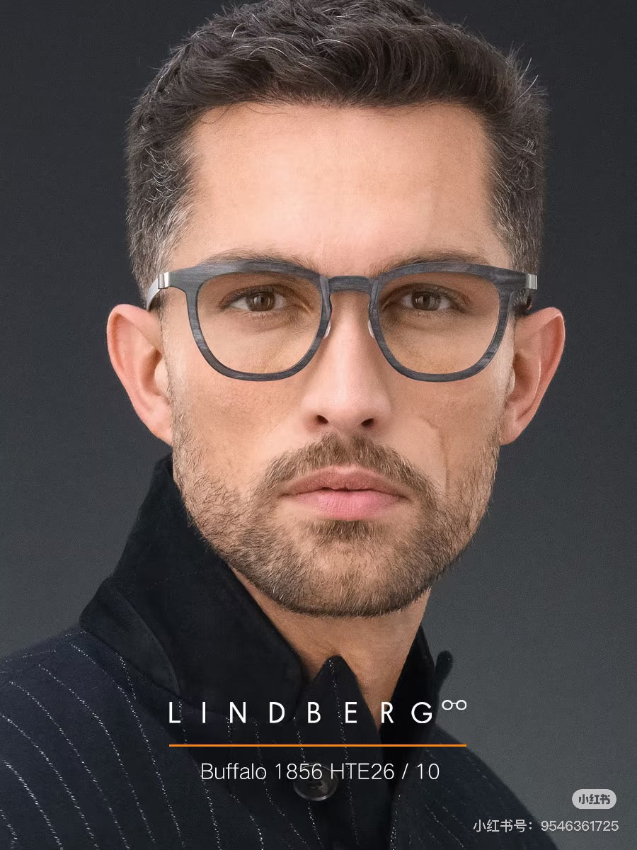 Inspired Lindberg Horn Unique – Buffalo Titanium Eyeglasses (1:1 Mirror Quality)