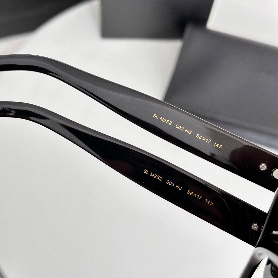Inspired Saint Laurent SL M252 – Oversized Rectangular Sunglasses (1:1 Mirror Quality)