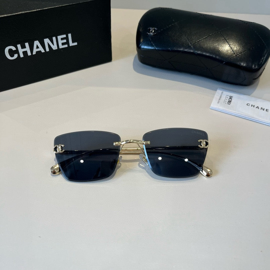 Inspired Chanel 6B073 – Rimless Square Sunglasses (1:1 Mirror Quality)