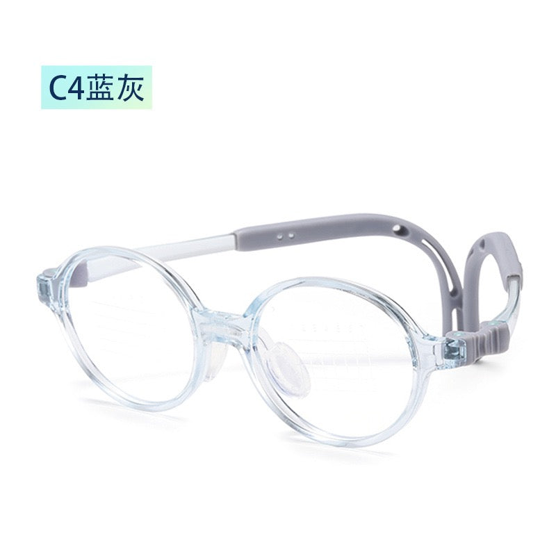 Children’s Flexible Silicone Kids Myopia Control Glasses Frame – Model T101 (Ages 4–6)