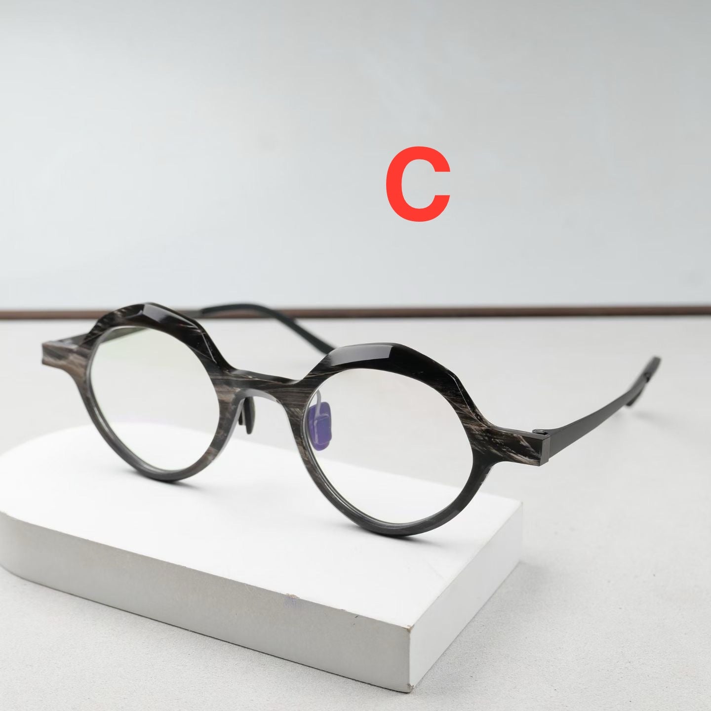 Inspired Rigards RG1094 – Octagonal Round Titanium Eyeglasses (1:1 Mirror Quality)