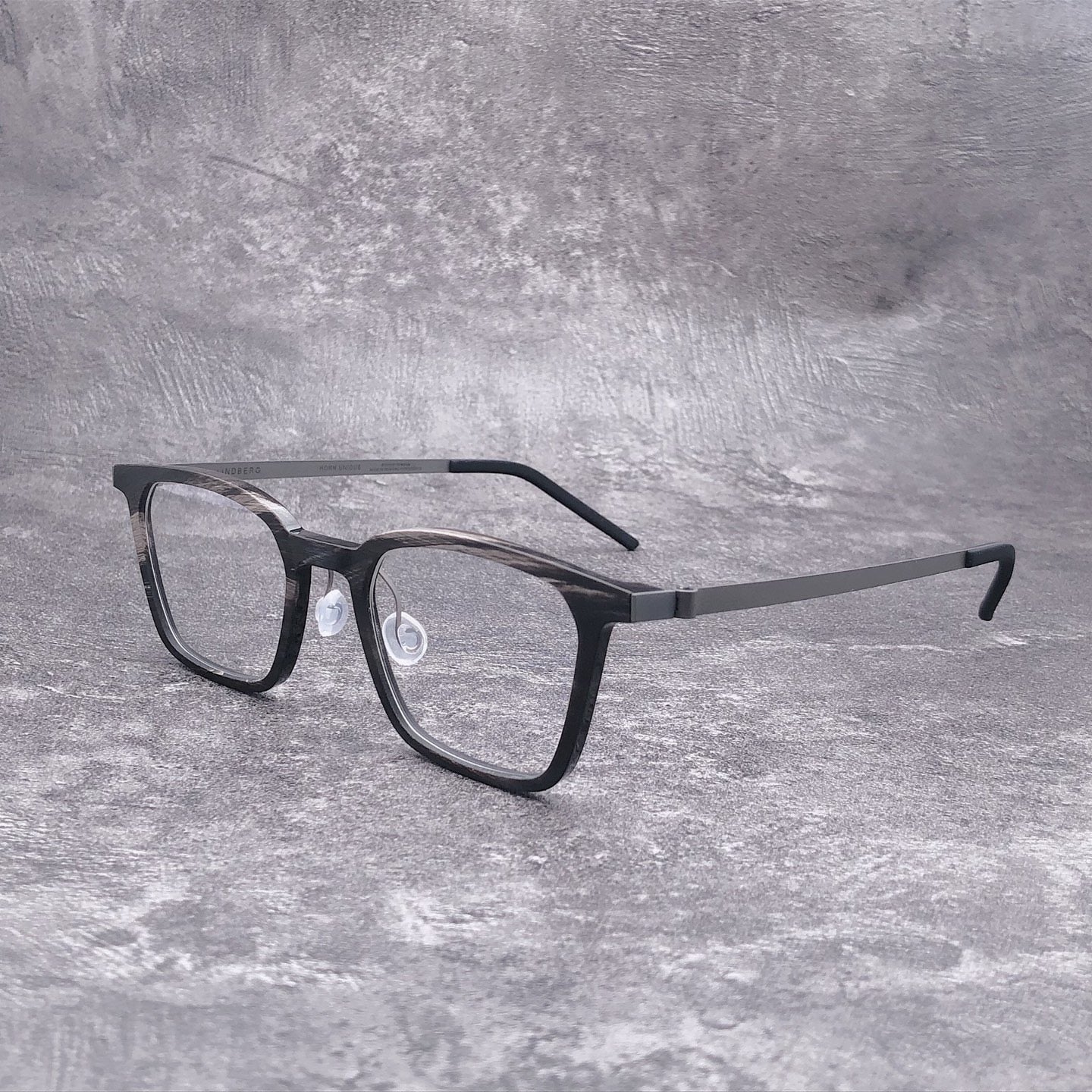 Inspired Lindberg 1860 – Buffalo Horn & Titanium Rectangle Eyeglasses (1:1 Mirror Quality)