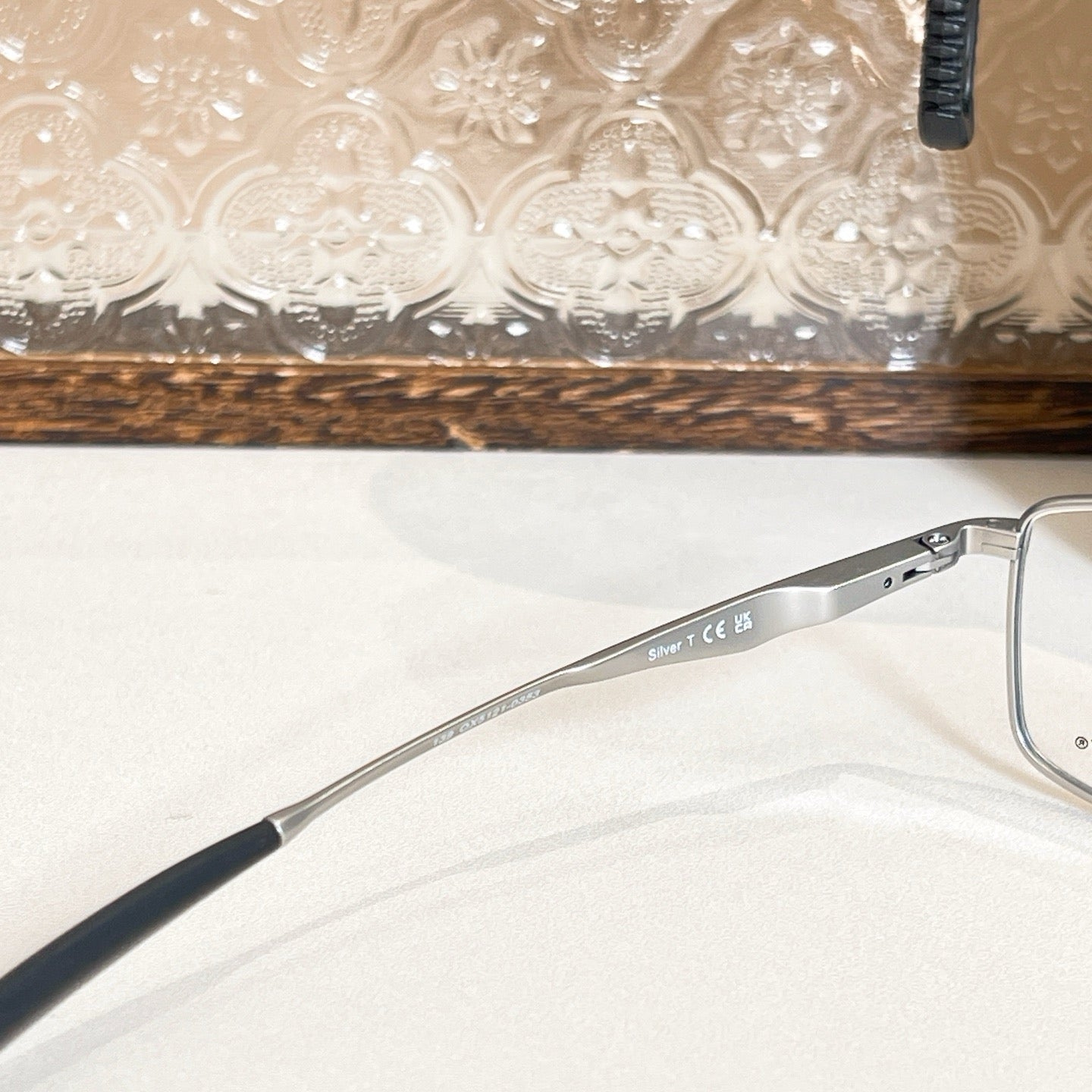 OX5121 Silver Eyeglasses- Inspired by Oakley Titanium Lightweight Designer-Inspired Frame