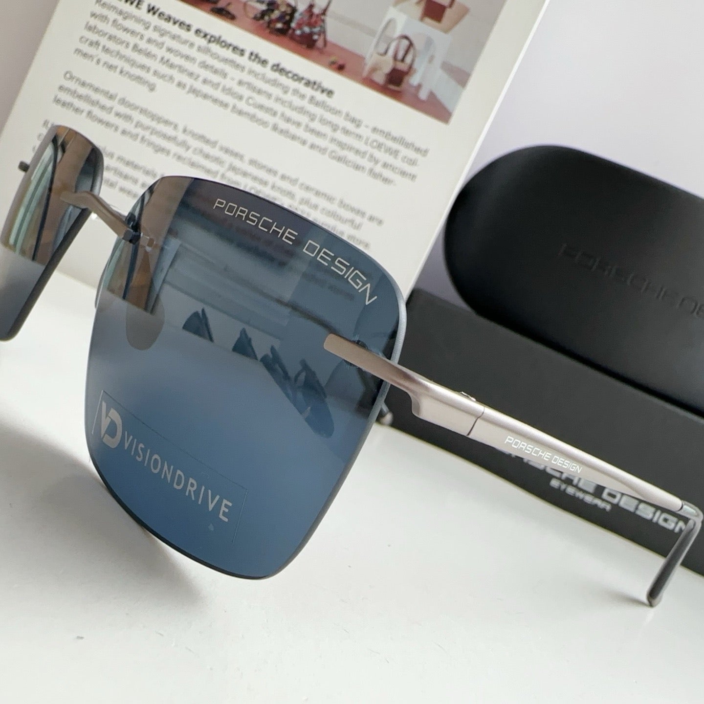 Inspired Porsche Design P’8923 – Rimless Titanium Sunglasses (1:1 Mirror Quality)