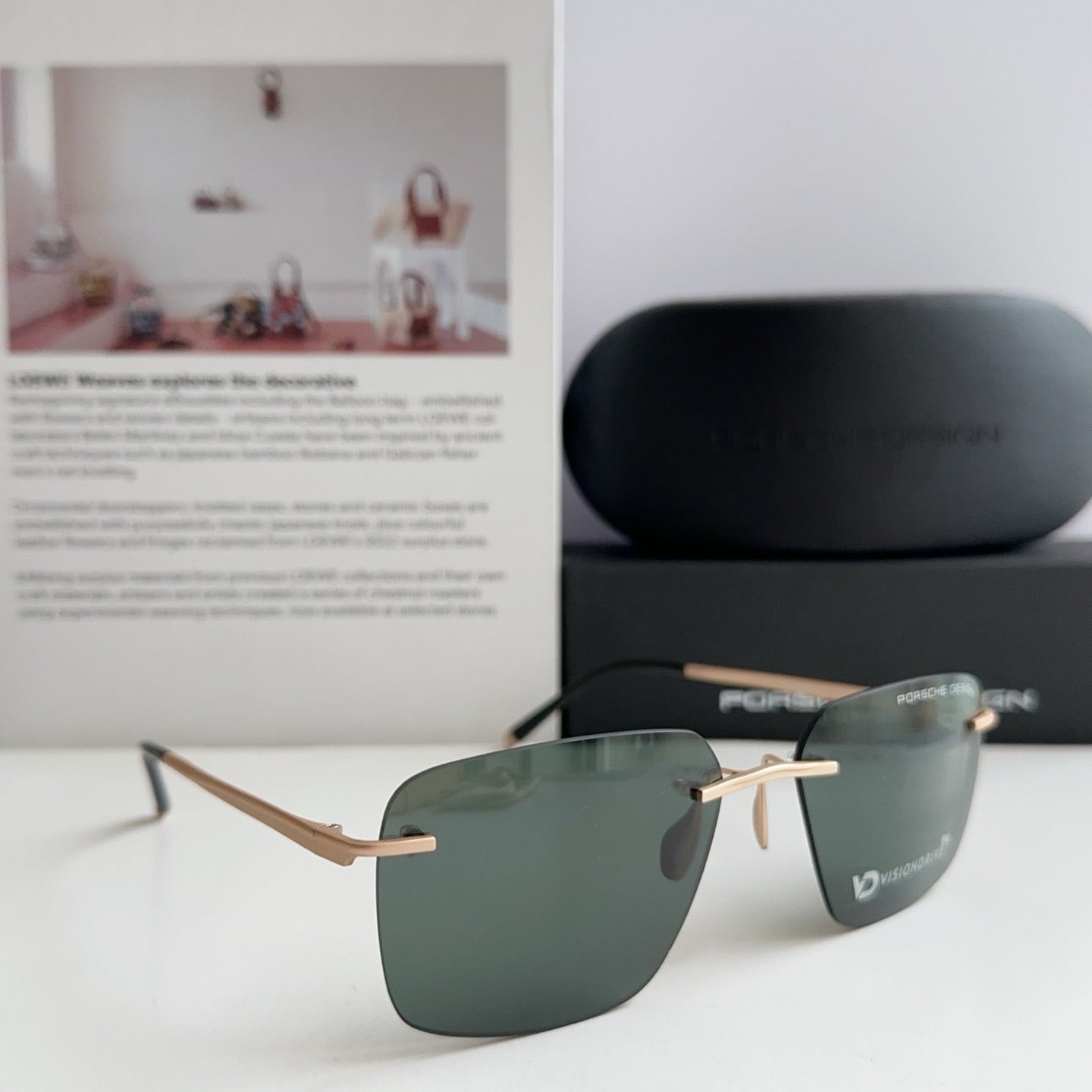 Inspired Porsche Design P’8923 – Rimless Titanium Sunglasses (1:1 Mirror Quality)
