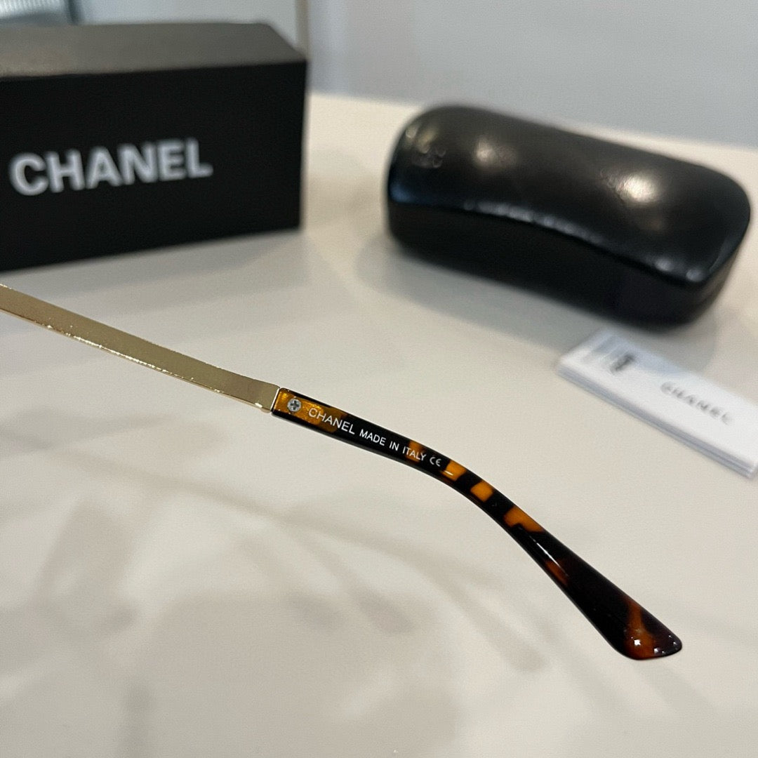 Inspired Chanel 3388 – Round Optical Eyeglasses with Signature Striped Temples (1:1 Mirror Quality)