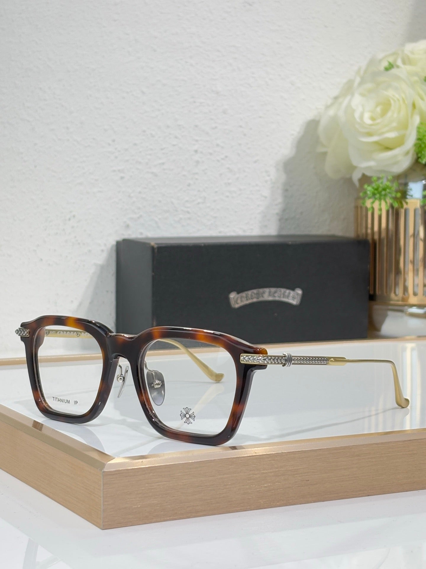 Chrome Hearts CUMPTION – Bold Acetate Optical Eyeglasses (1:1 Mirror Quality)