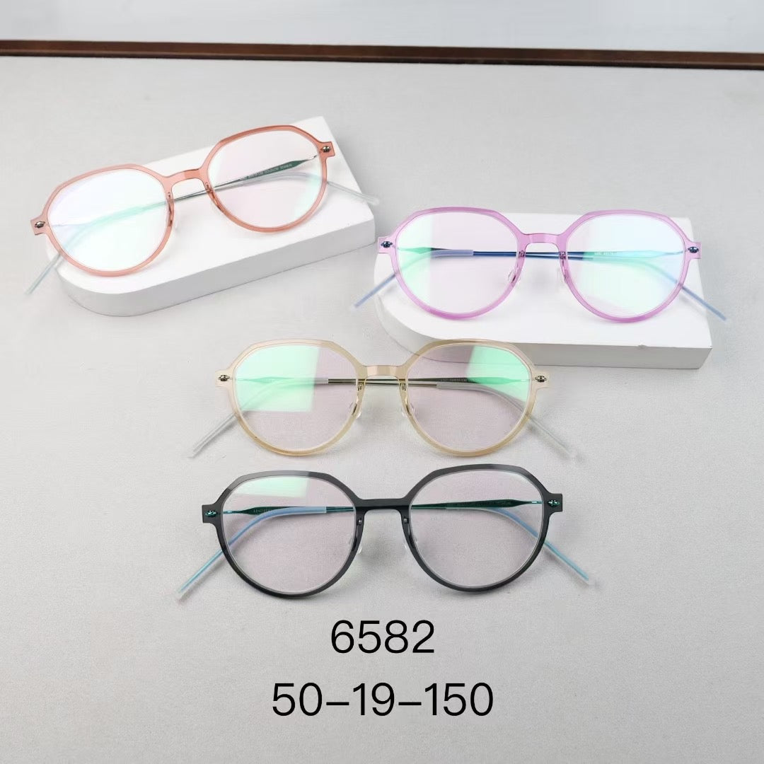 Inspired Lindberg 6582 – Ultralight Round Titanium Eyeglasses (1:1 Mirror Quality)