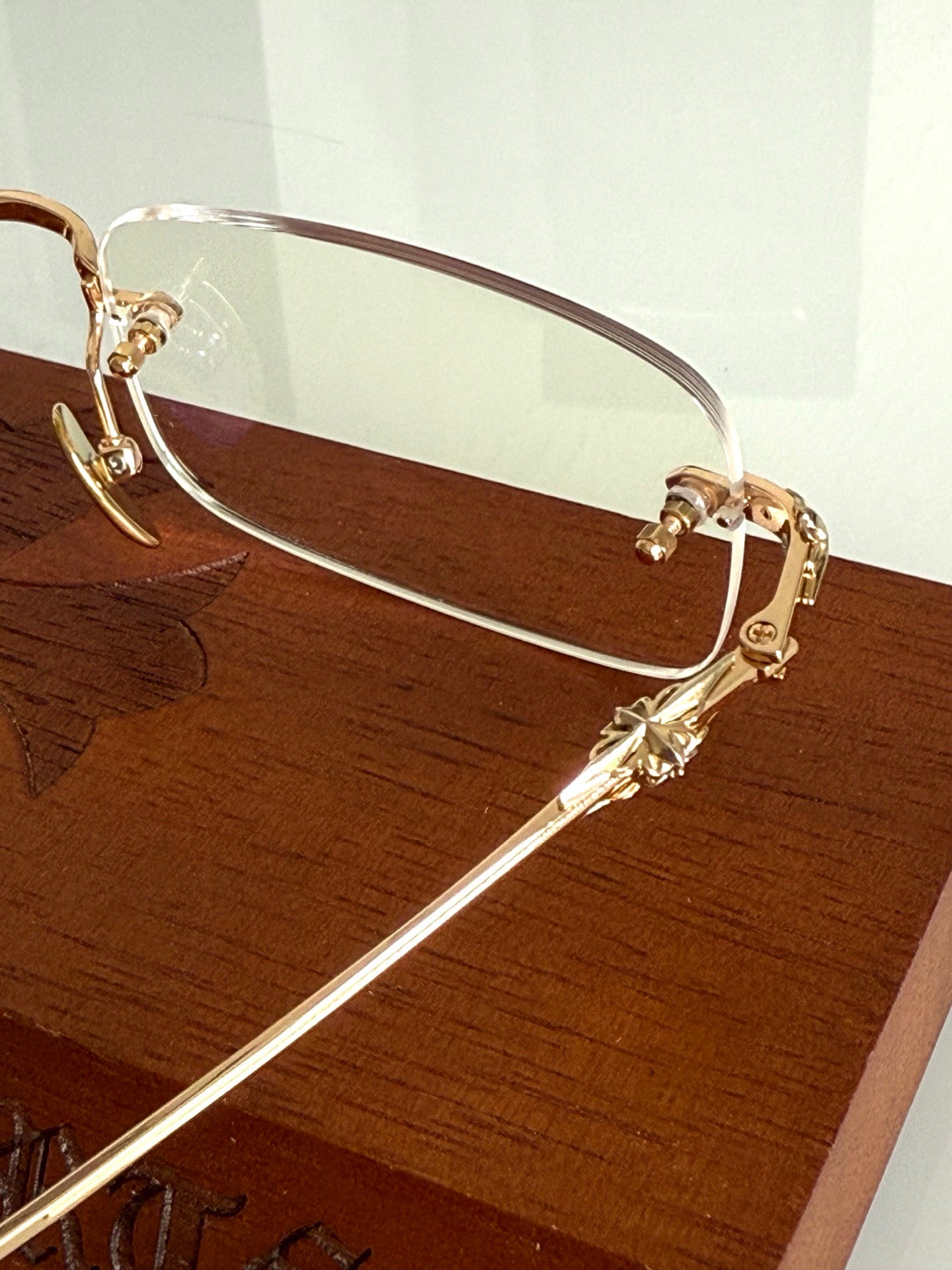 Inspired Chrome Hearts SINNERGASM – Rimless Luxury Eyeglasses (1:1 Mirror Quality)
