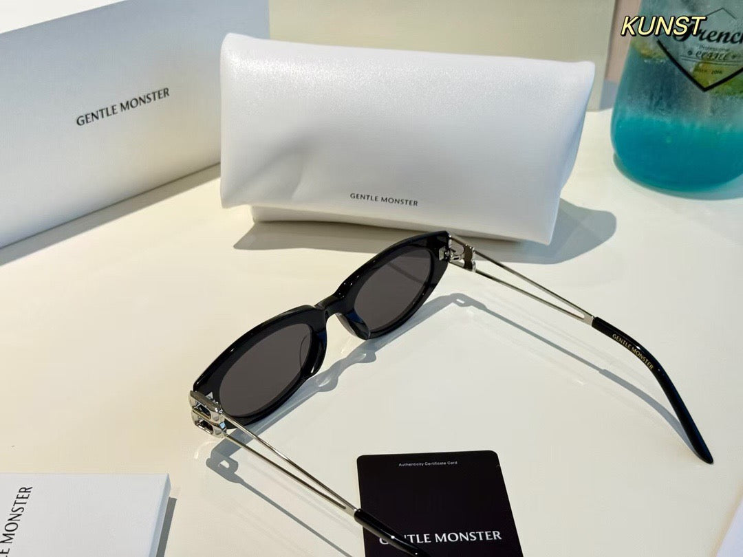 Inspired Gentle Monster Kunst 01 – Sophisticated Cat-Eye Sunglasses (1:1 Mirror Quality)