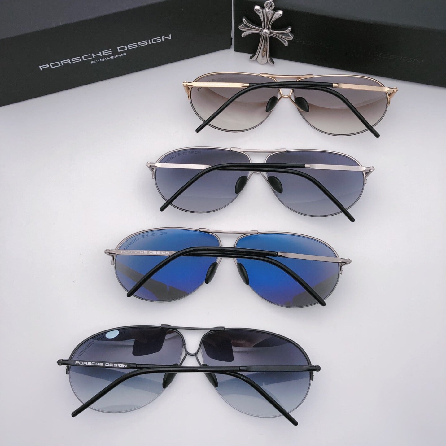 Inspired Porsche Design P’8442 – Gradient Aviator Sunglasses (1:1 Mirror Quality)