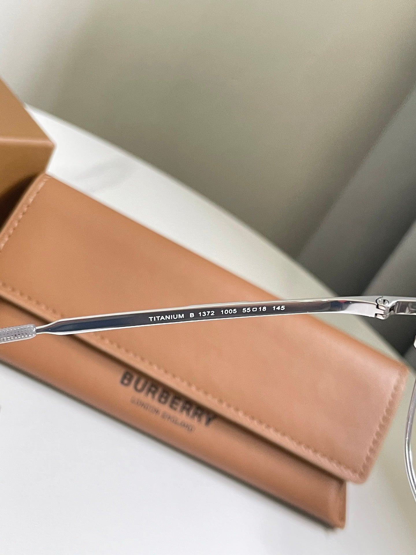 Inspired Burberry BE1372 – Business Rectangle Titanium Optical Eyeglasses (1:1 Mirror Quality)