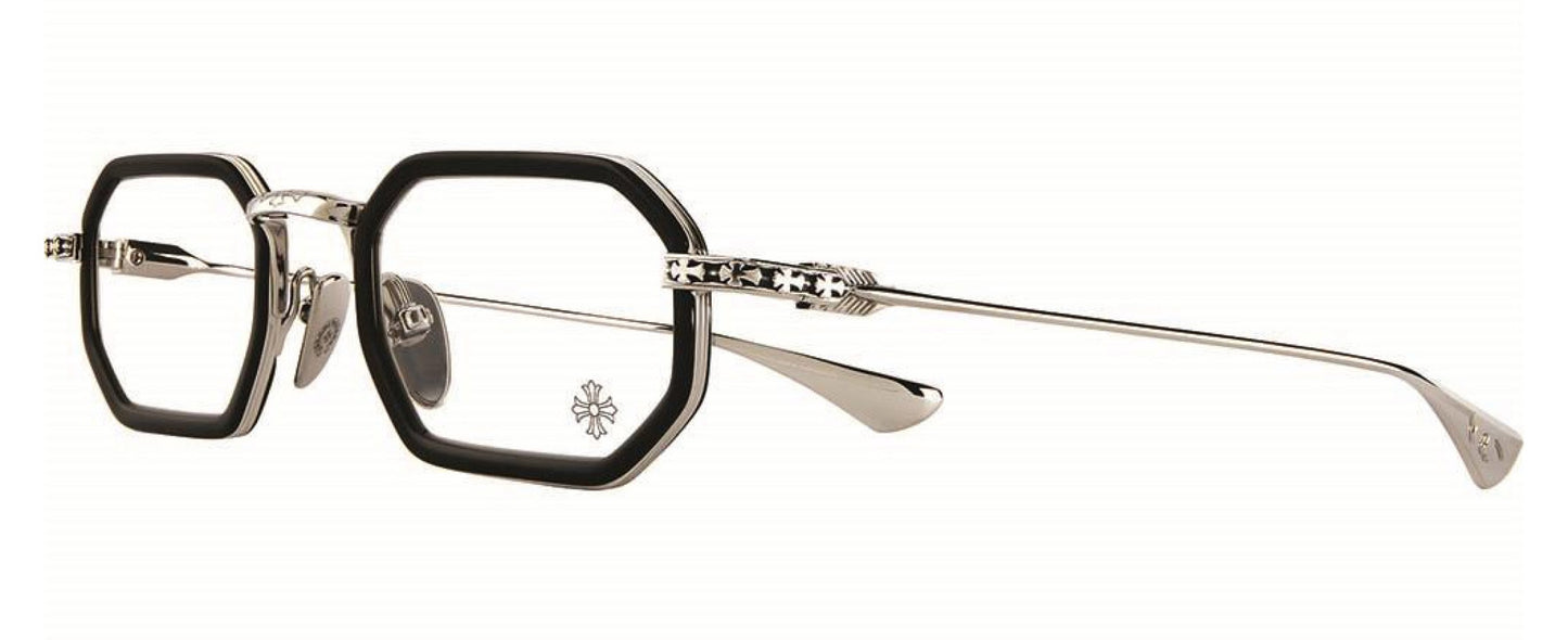 Inspired Chrome Hearts STYLIDA – Octagonal Metal Sunglasses with Zeiss Lenses (1:1 Mirror Quality)