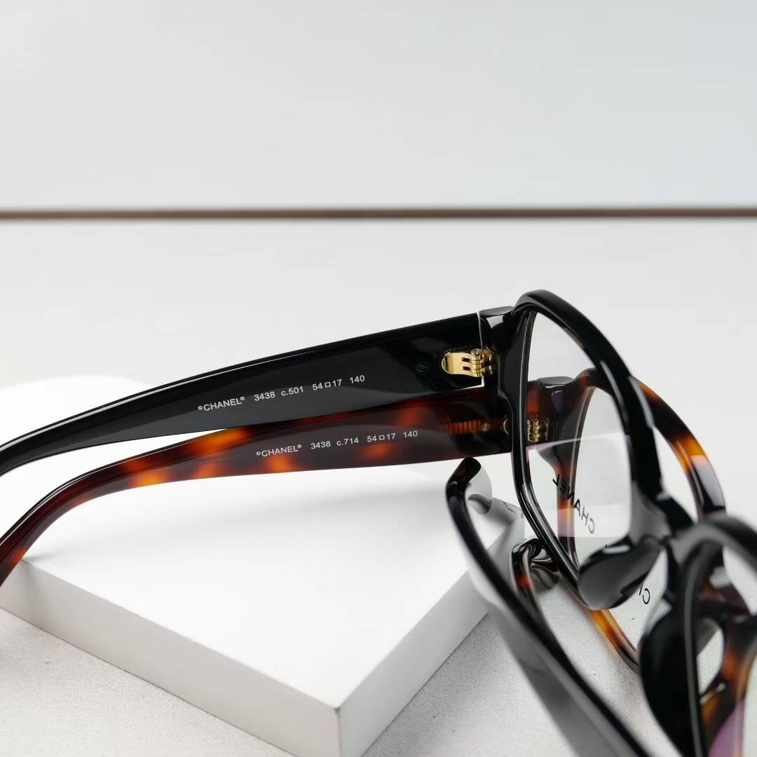 Inspired Chanel 3438 – Oversized Square Eyeglasses (1:1 Mirror Quality)