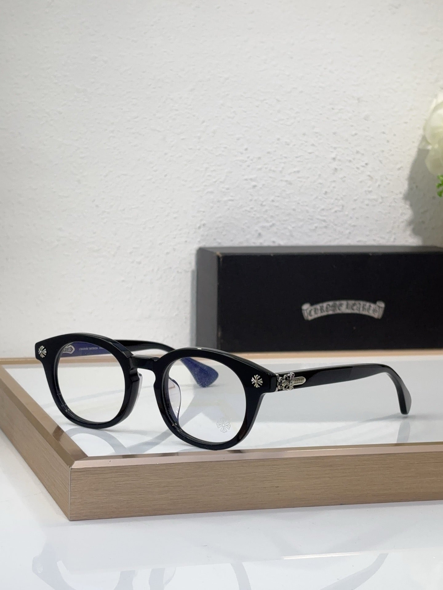 Chrome Hearts “BABY” – Premium Round Optical Eyeglasses (1:1 Mirror Quality)