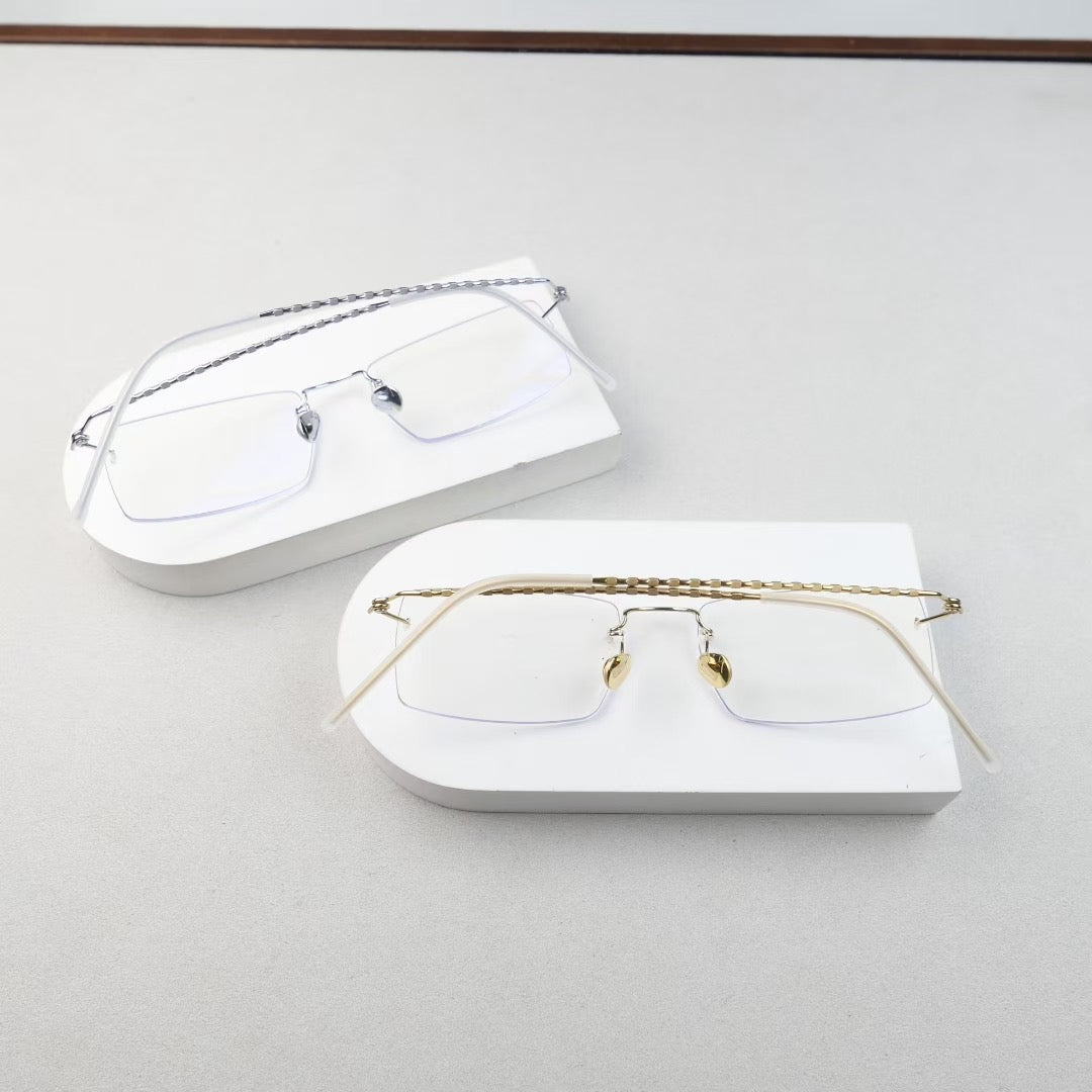 LINDBERG Horn Unique 2128 – Rimless Titanium Glasses (Original High Version)