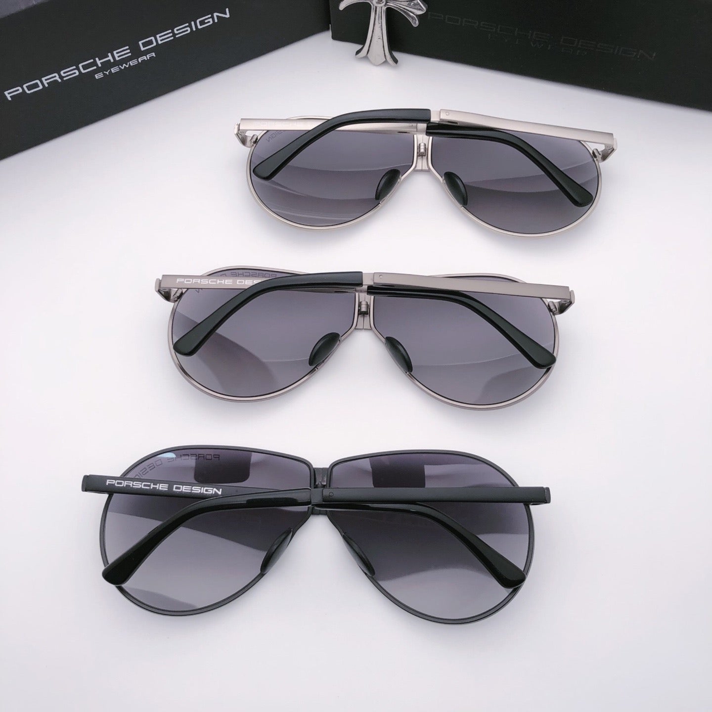 Inspired Porsche Design P’8480 – Foldable Aviator Sunglasses (1:1 Mirror Quality)