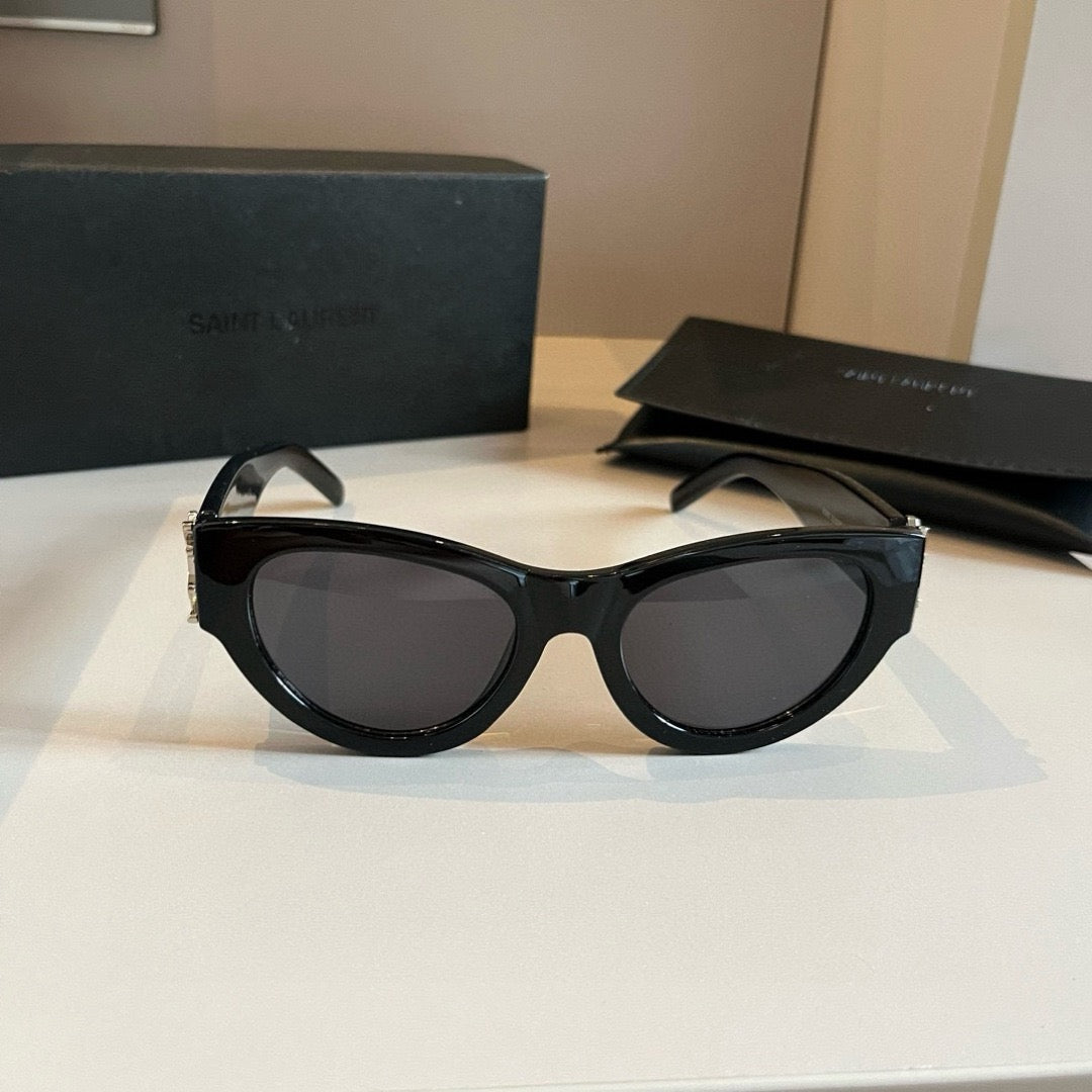 Inspired Saint Laurent SL M94 – Cat-Eye Logo Sunglasses (1:1 Mirror Quality)