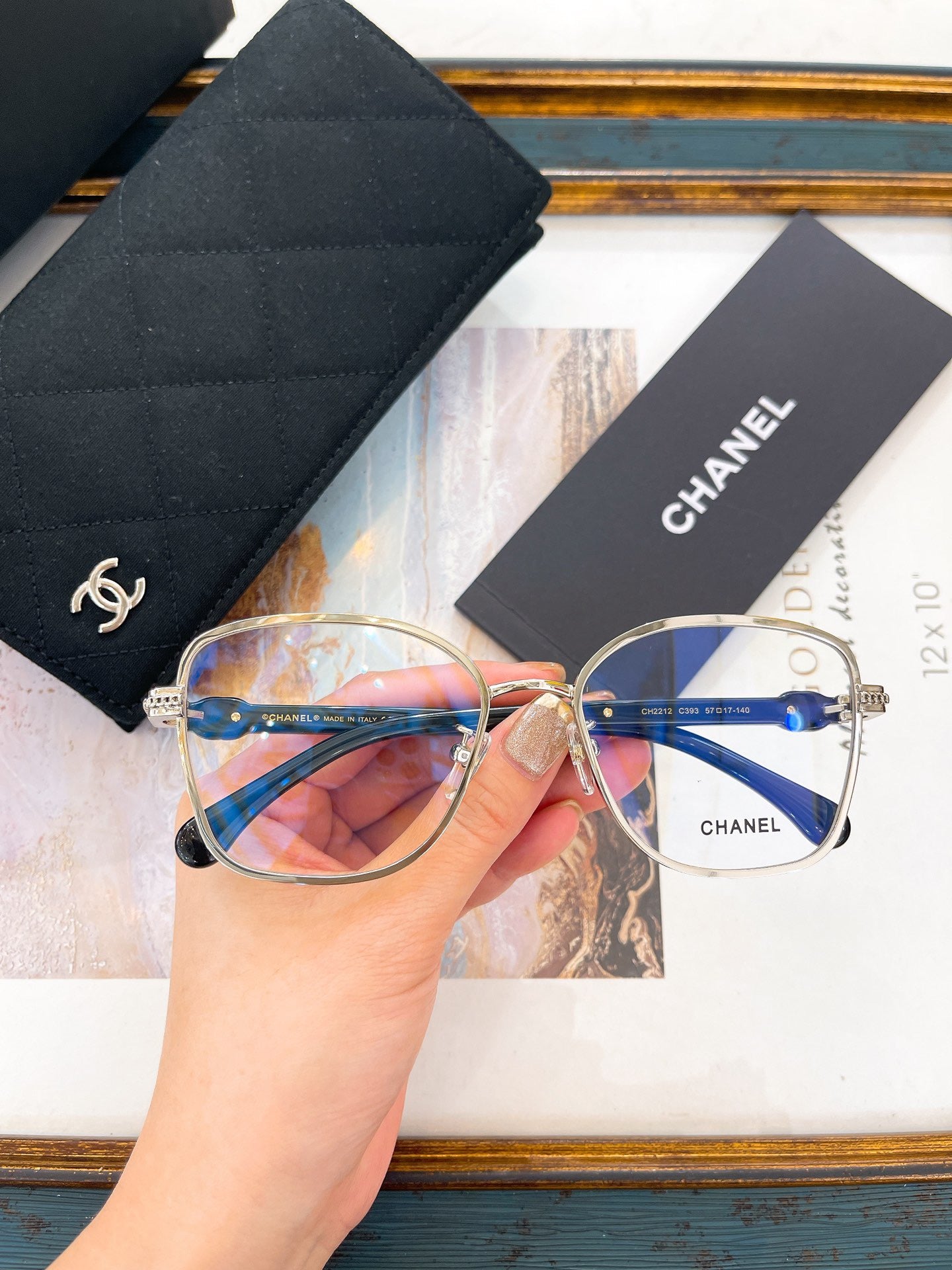 Inspired Chanel CH2212 – Oversized Square Eyeglasses (1:1 Mirror Quality)