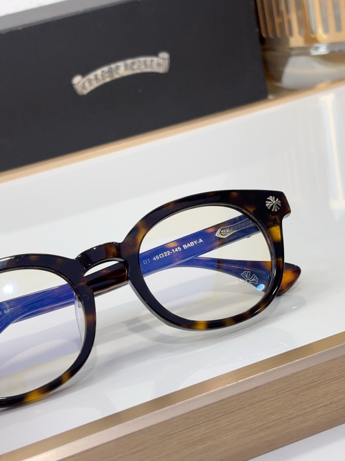 Chrome Hearts “BABY” – Premium Round Optical Eyeglasses (1:1 Mirror Quality)