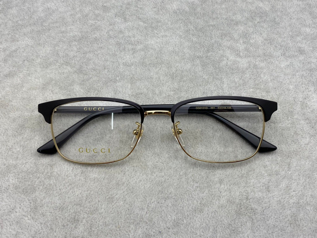 Inspired Gucci GG0131O Optical Eyeglasses – Rectangular Frame (1:1 Mirror Quality)