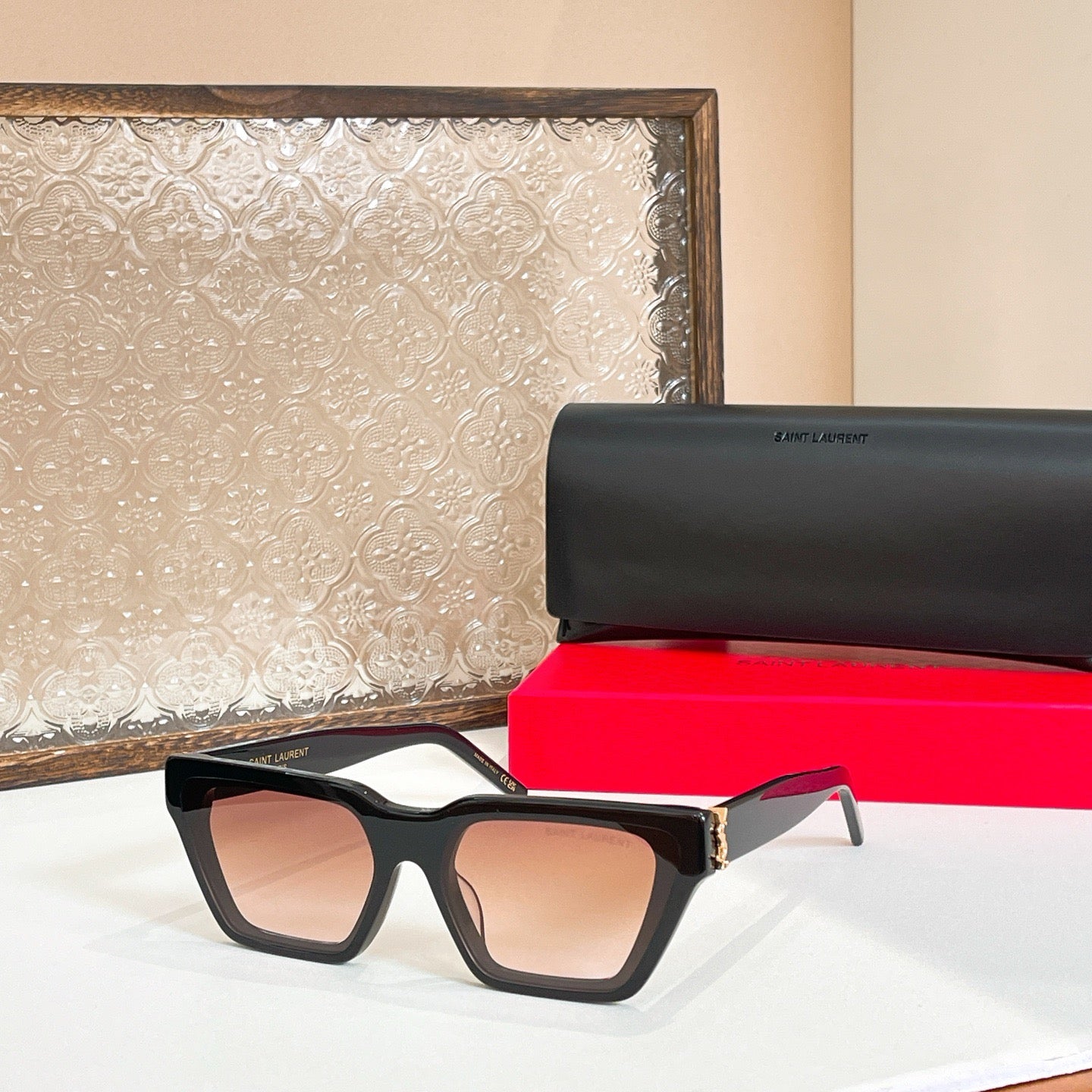 Inspired Saint Laurent SL M252 – Oversized Rectangular Sunglasses (1:1 Mirror Quality)