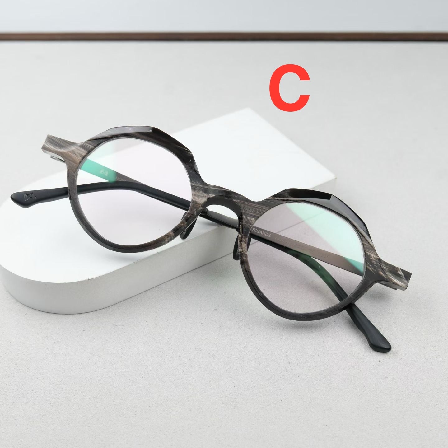Inspired Rigards RG1094 – Octagonal Round Titanium Eyeglasses (1:1 Mirror Quality)