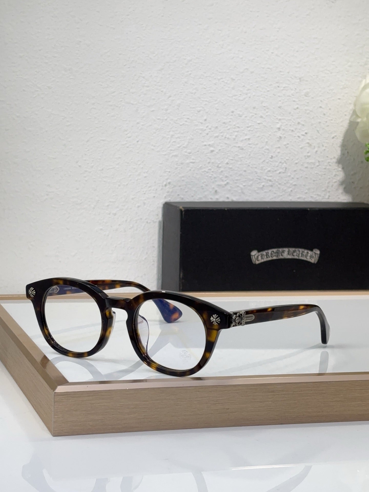 Chrome Hearts “BABY” – Premium Round Optical Eyeglasses (1:1 Mirror Quality)