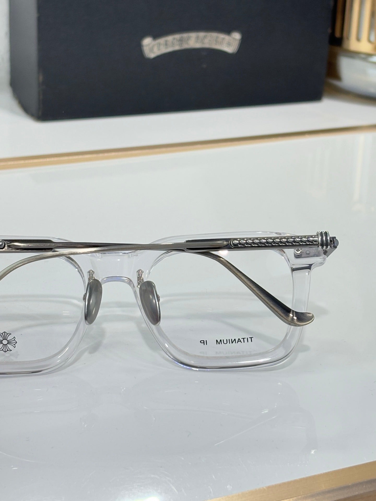 Chrome Hearts CUMPTION – Bold Acetate Optical Eyeglasses (1:1 Mirror Quality)