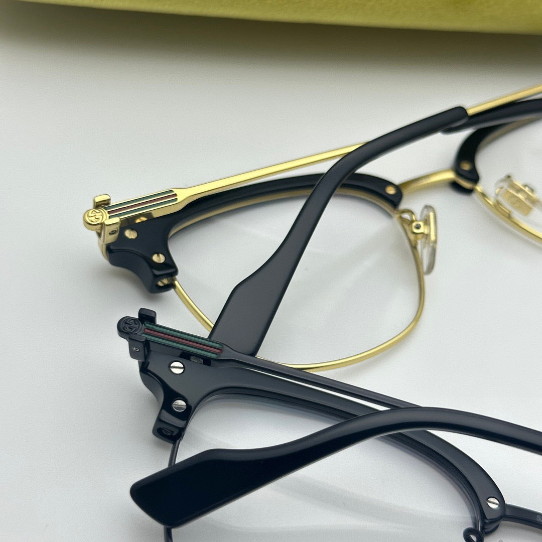 GG1606OK Inspired Browline Optical Glasses – Lightweight Half-Rim Frame