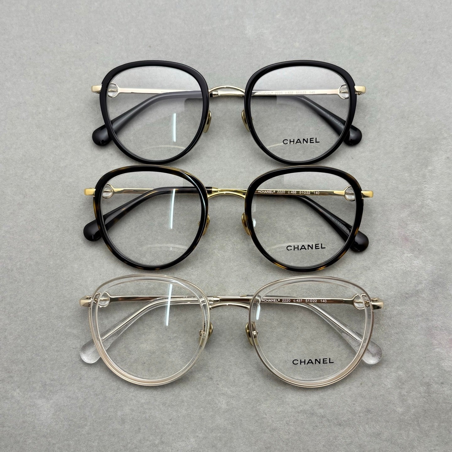 Inspired Chanel 2220 – Round Oval Eyeglasses (1:1 Mirror Quality)