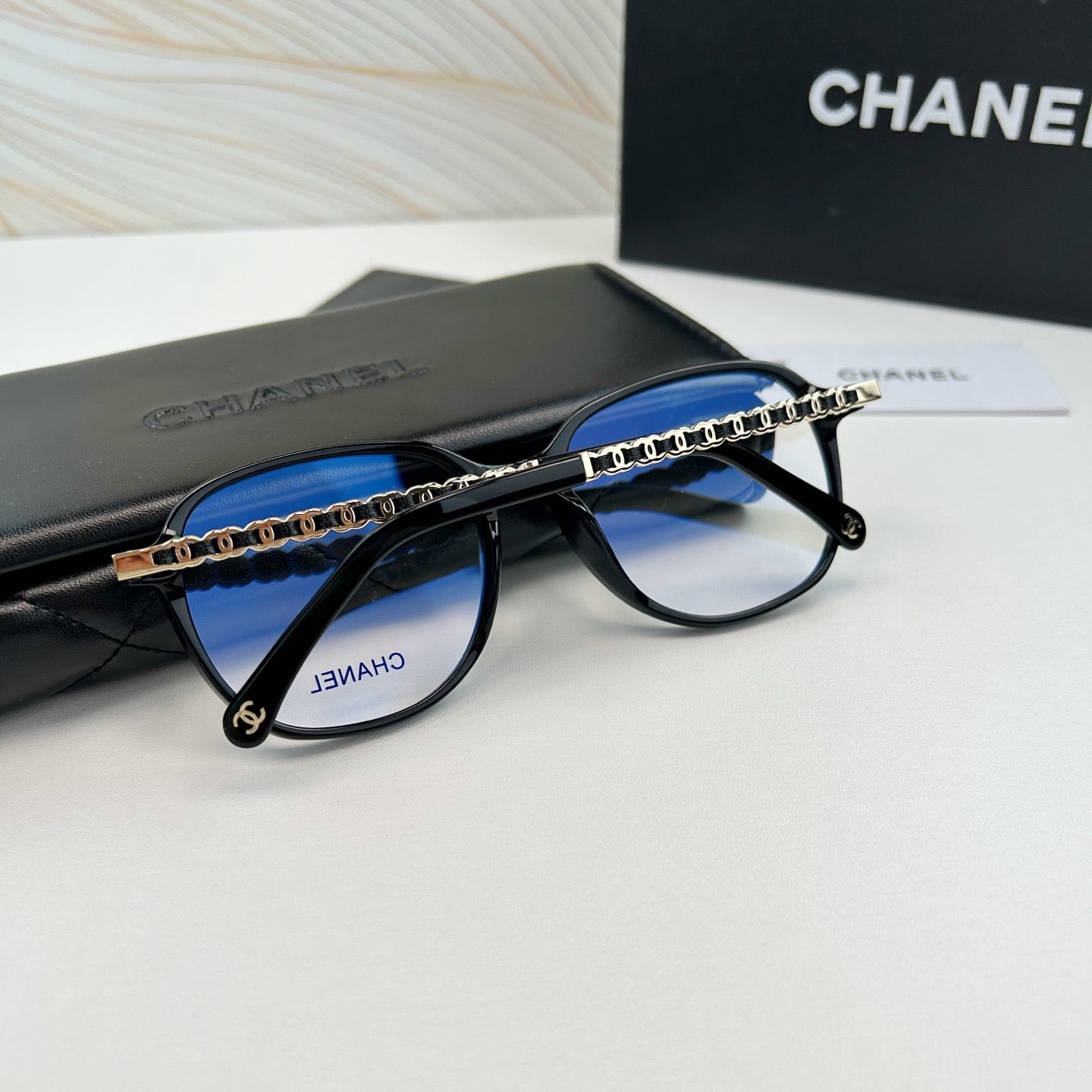 Inspired Chanel CH3418 – Oversized Square Eyeglasses (1:1 Mirror Quality)