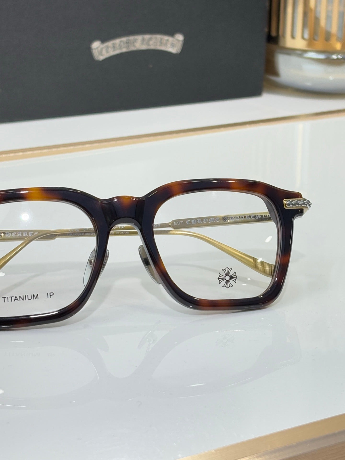 Chrome Hearts CUMPTION – Bold Acetate Optical Eyeglasses (1:1 Mirror Quality)