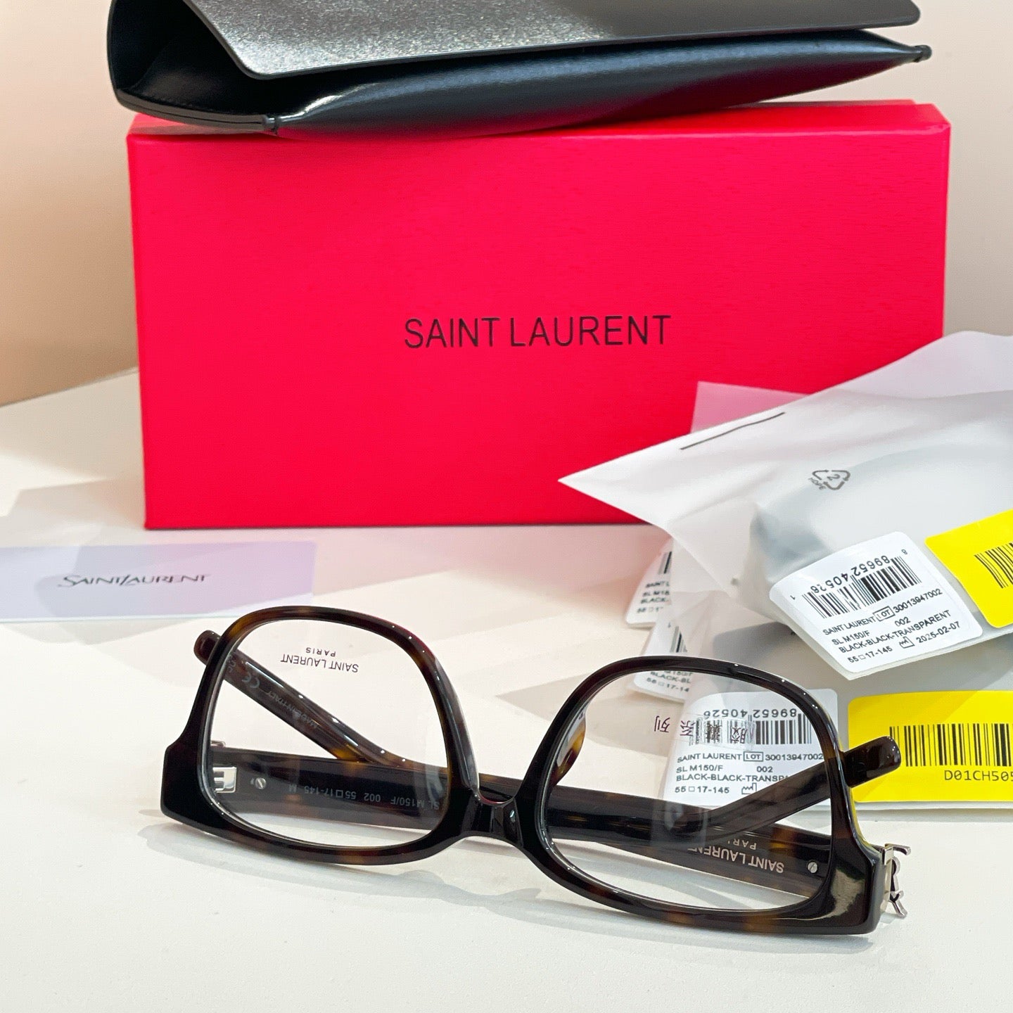 Inspired Saint Laurent SL M150/F – Bold Square Optical Eyeglasses (1:1 Mirror Quality)