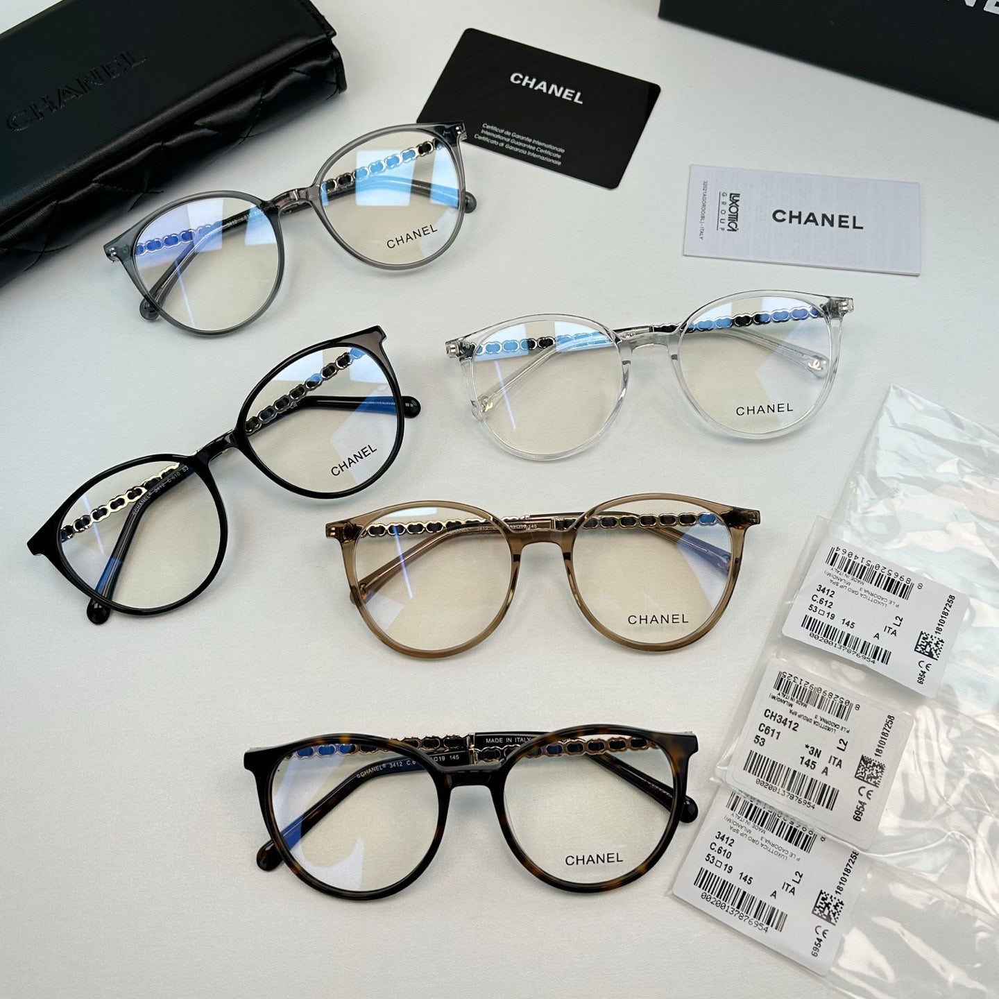 Inspired Chanel CH3412 – Round Eyeglasses with Braided Temples (1:1 Mirror Quality)
