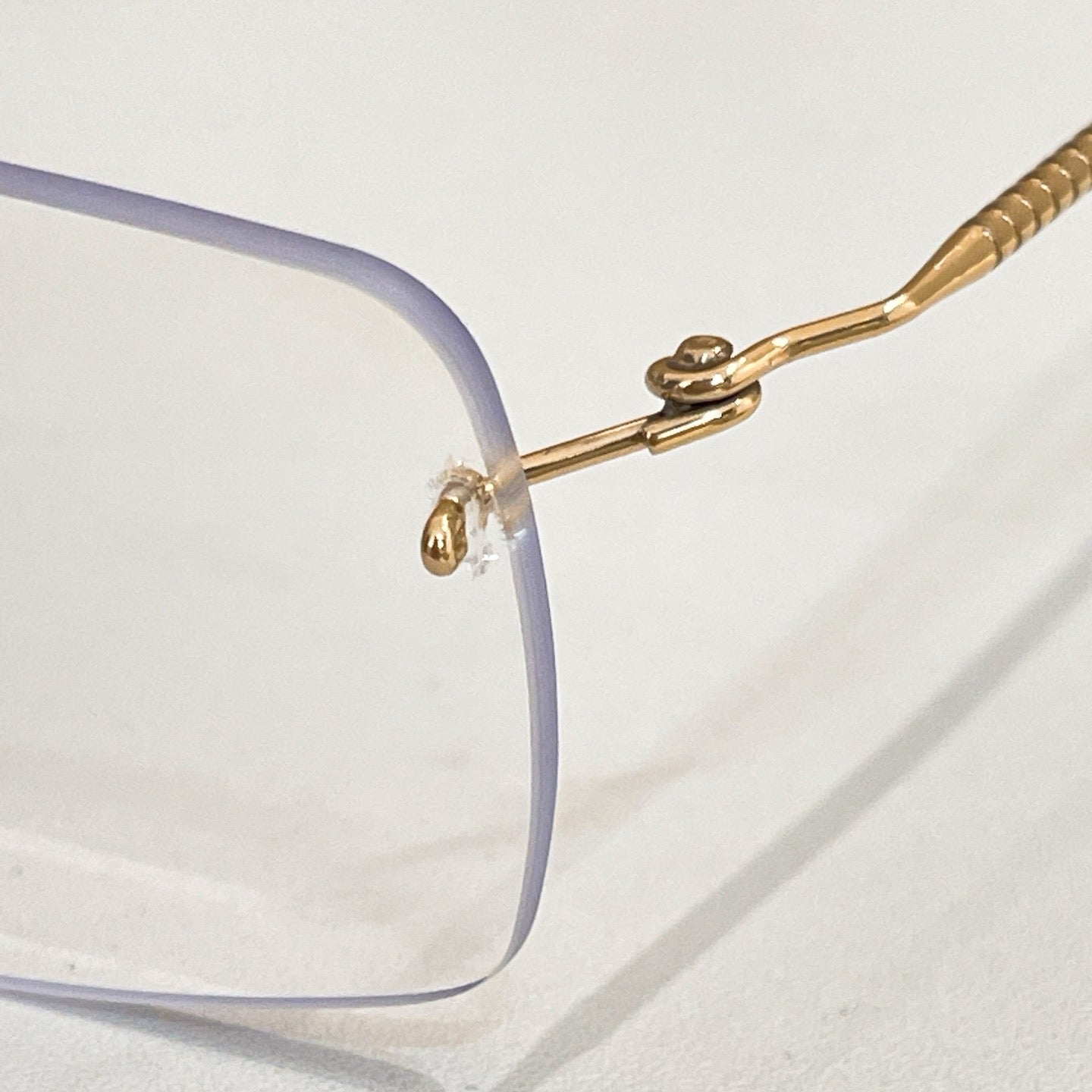 Inspired Lindberg 2494 – Rimless Rectangular Titanium Eyeglasses (1:1 Mirror Quality, 18K Finish)