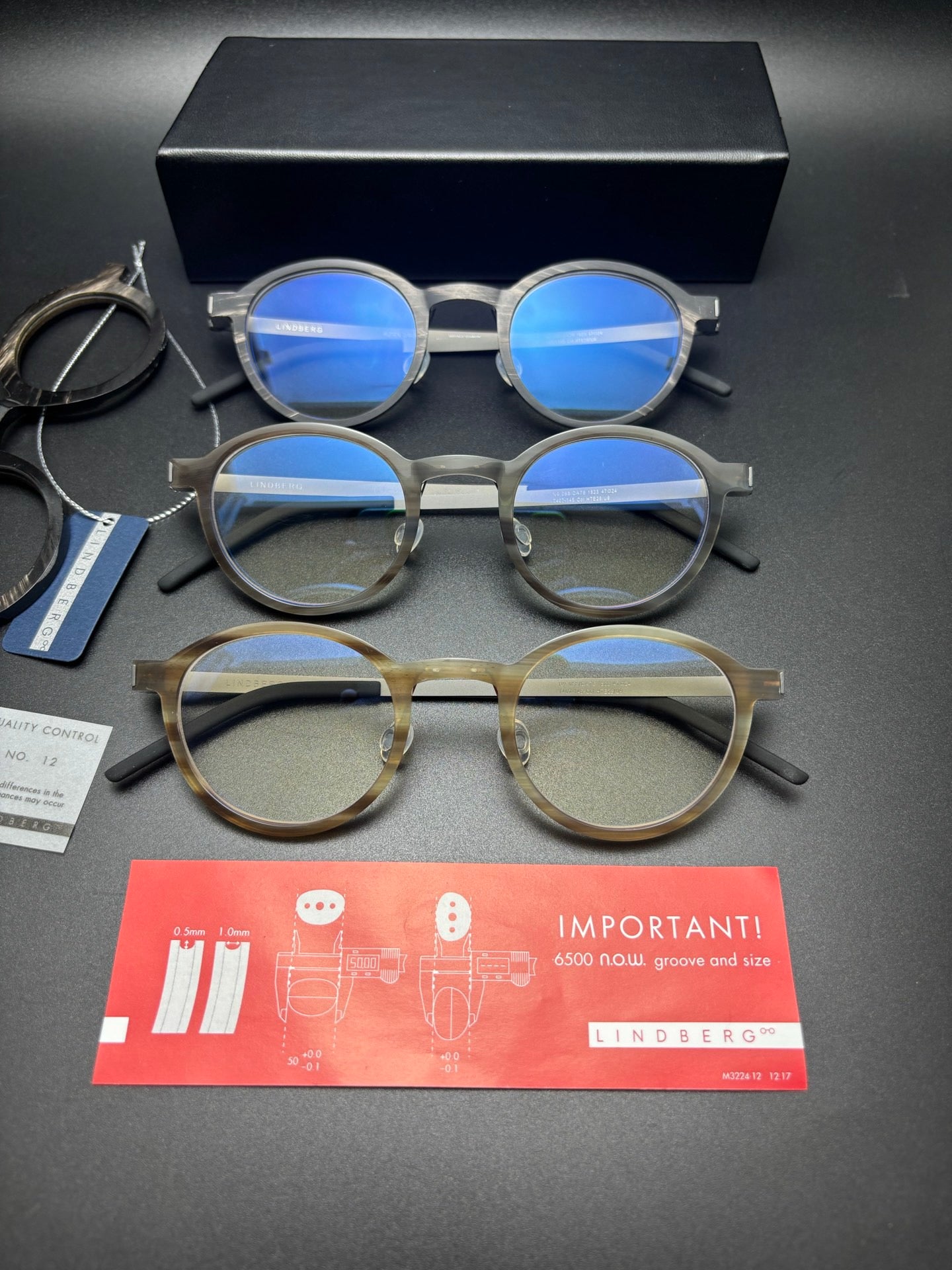 Inspired Lindberg 1823 Horn Unique – Buffalo Titanium Eyeglasses (1:1 Mirror Quality)