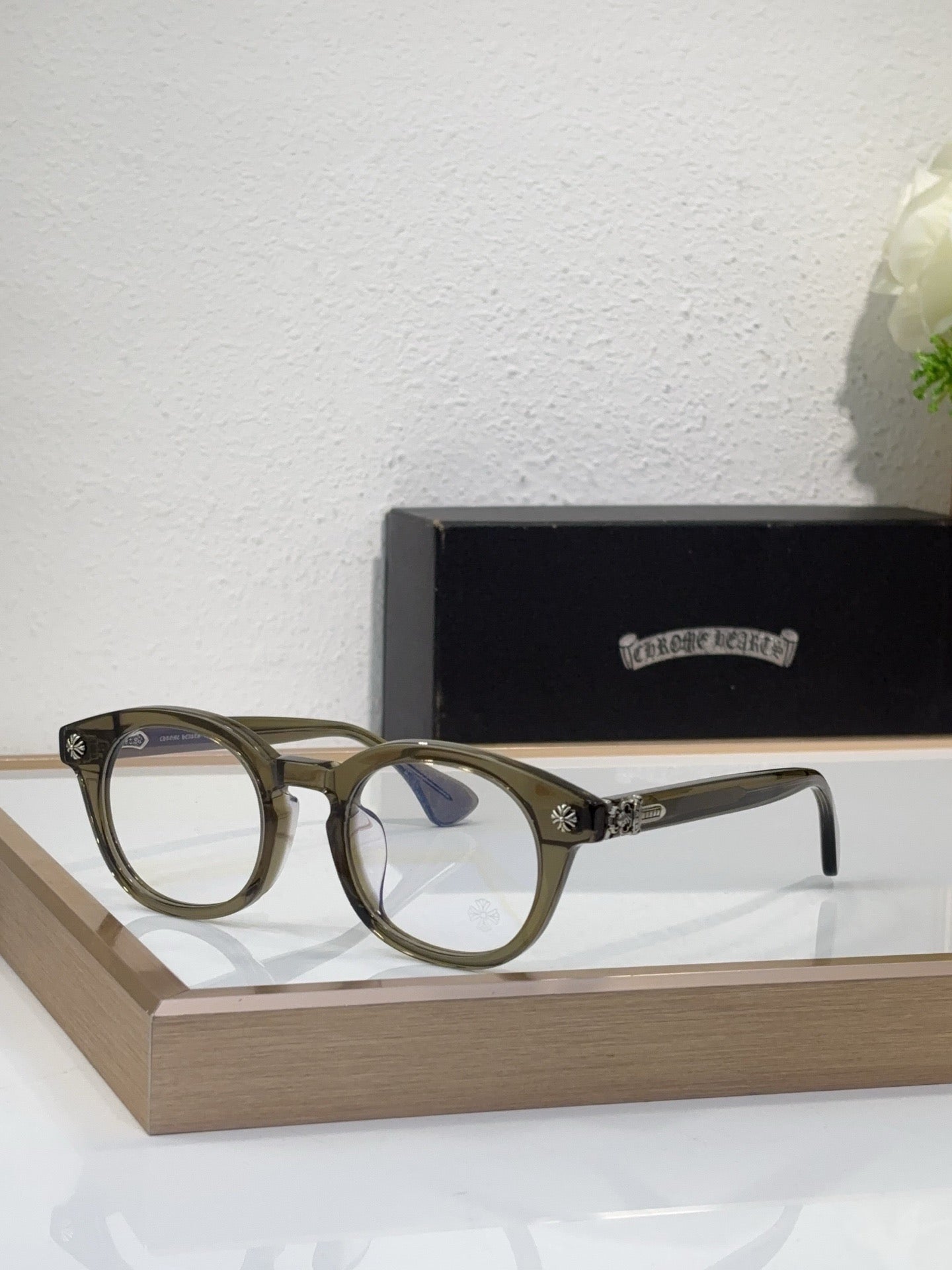 Chrome Hearts “BABY” – Premium Round Optical Eyeglasses (1:1 Mirror Quality)