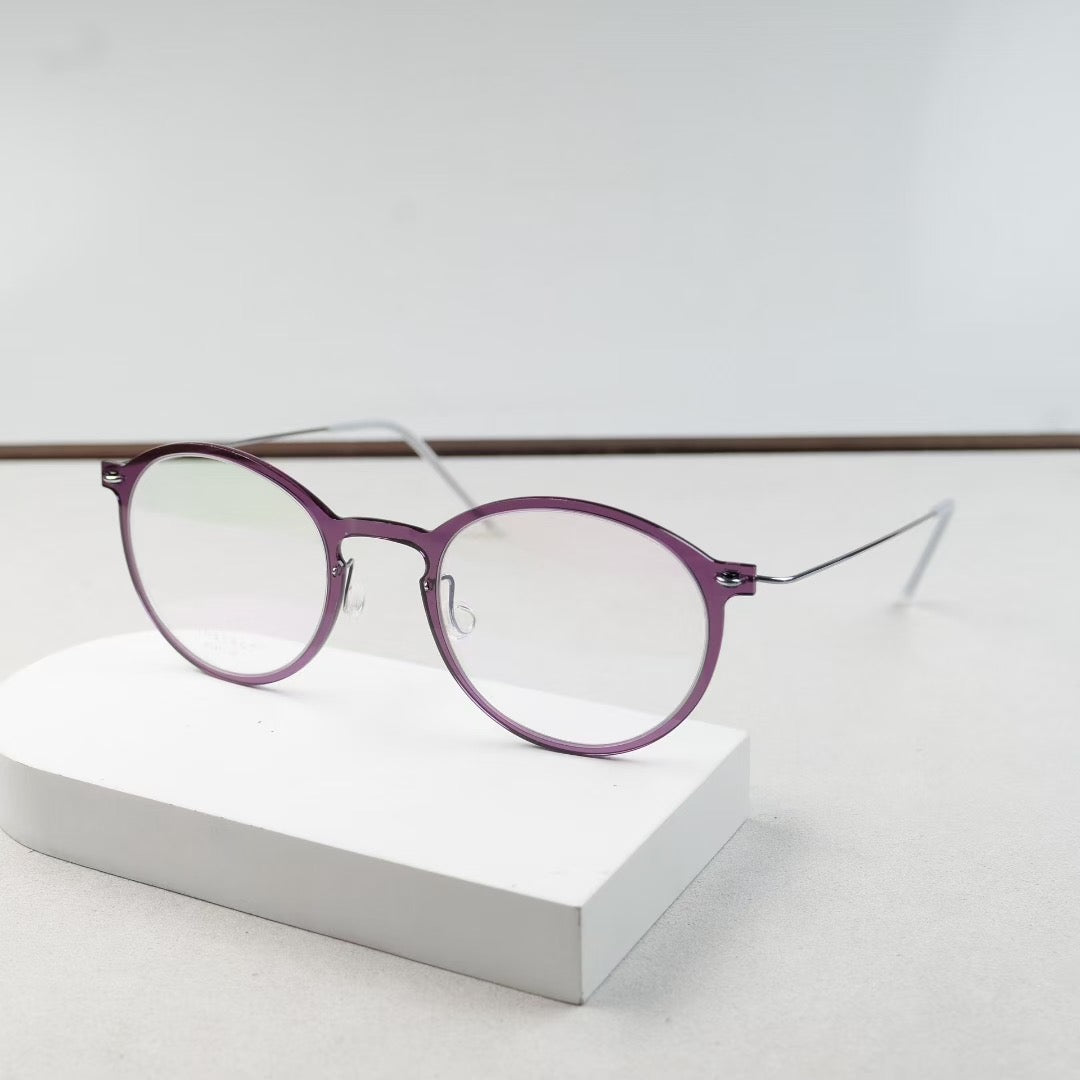Lindberg Inspired 6541 – Lightweight Round Eyeglasses (1:1 Mirror Quality)