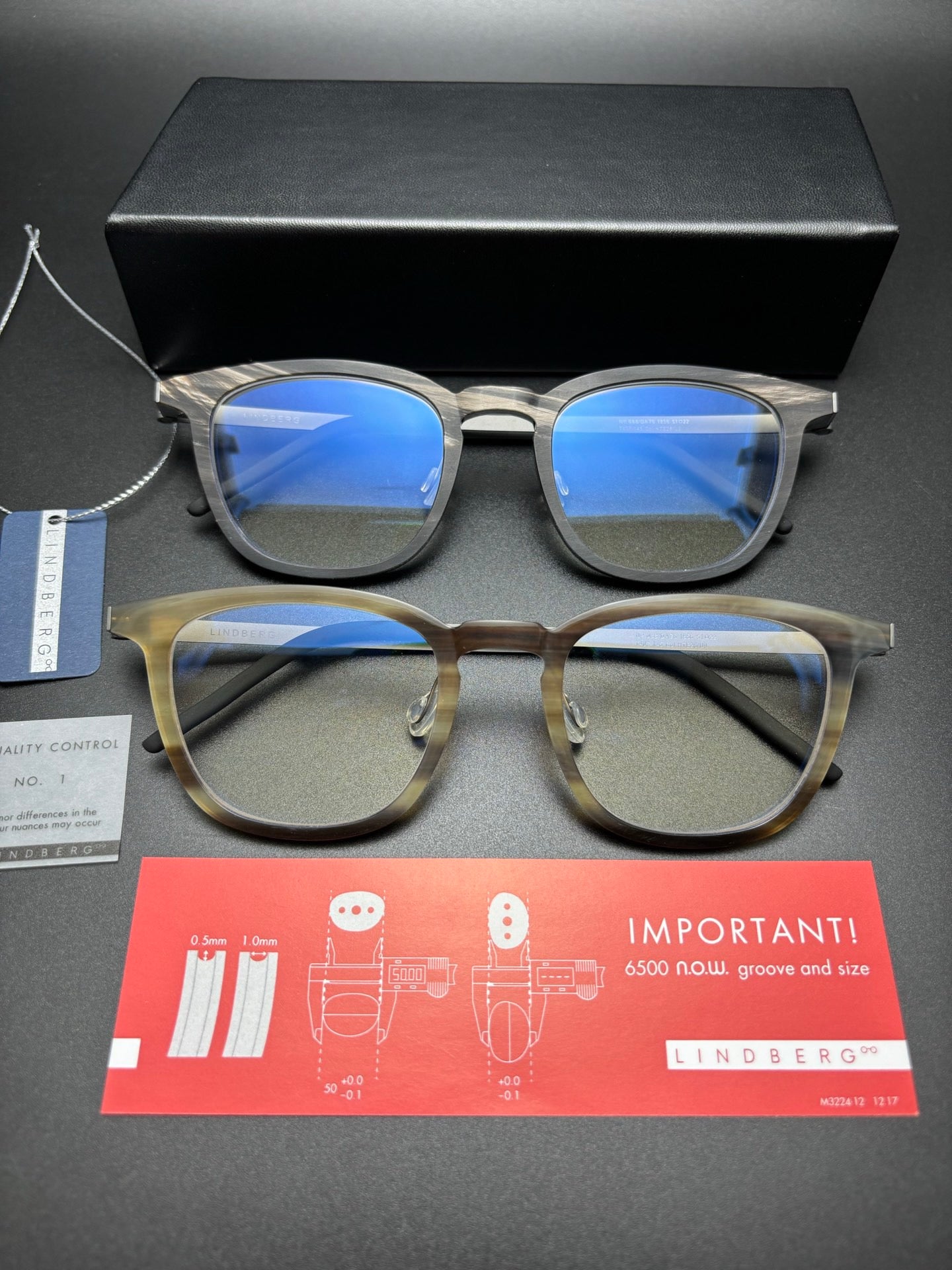 Inspired Lindberg Horn Unique – Buffalo Titanium Eyeglasses (1:1 Mirror Quality)